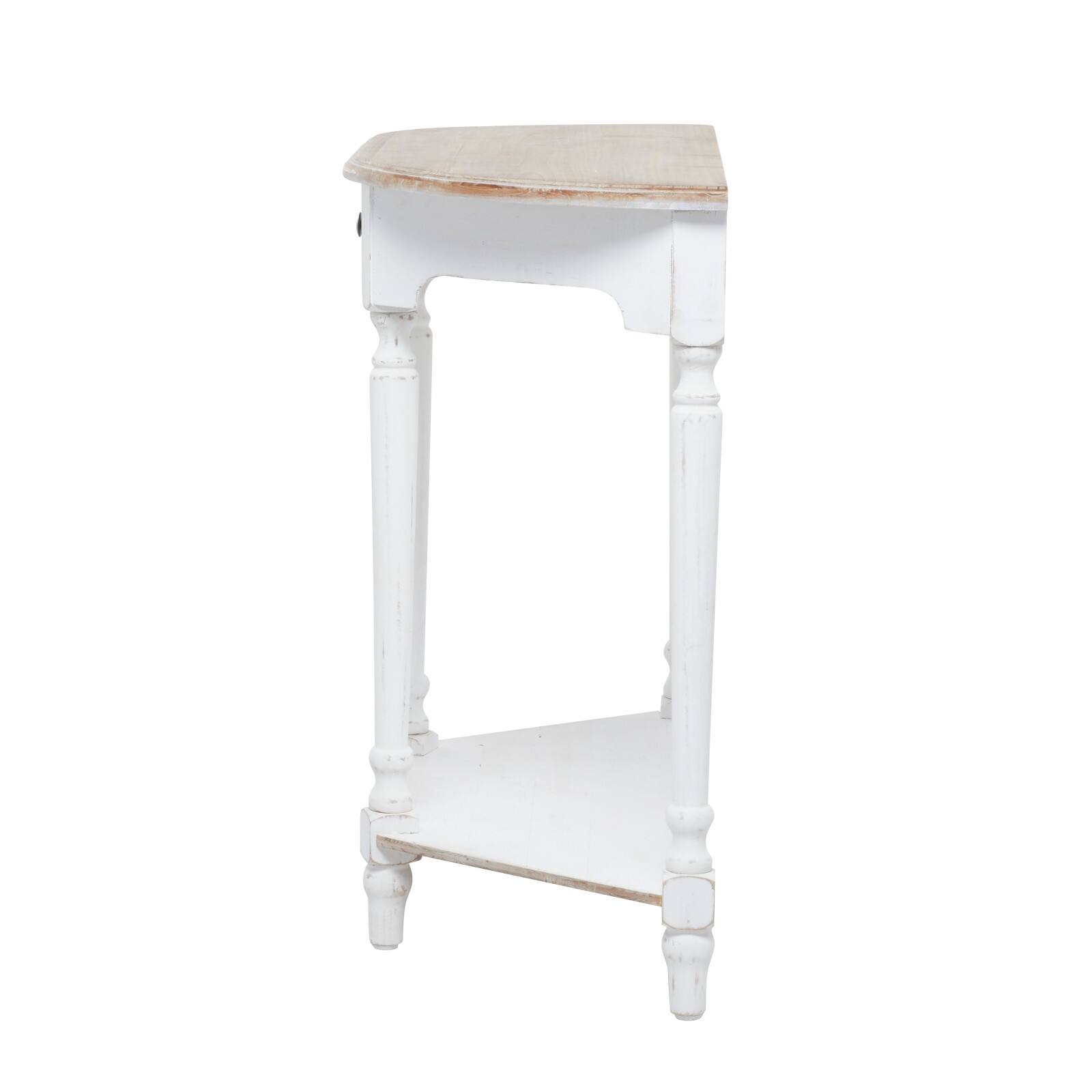 White Fir Farmhouse Console Table, 30&#x22; x 36&#x22; x 14&#x22;