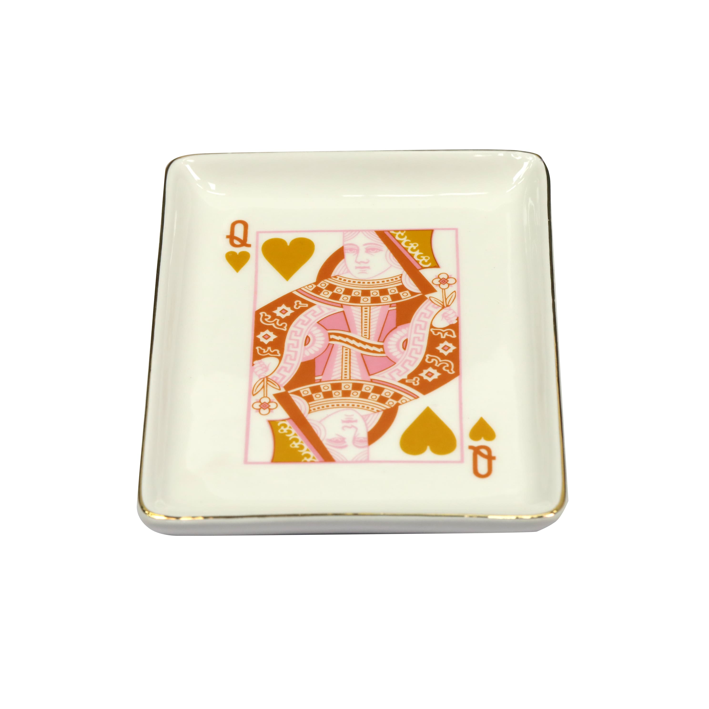 7&#x22; Queen of Hearts Trinket Dish by Ashland&#xAE;