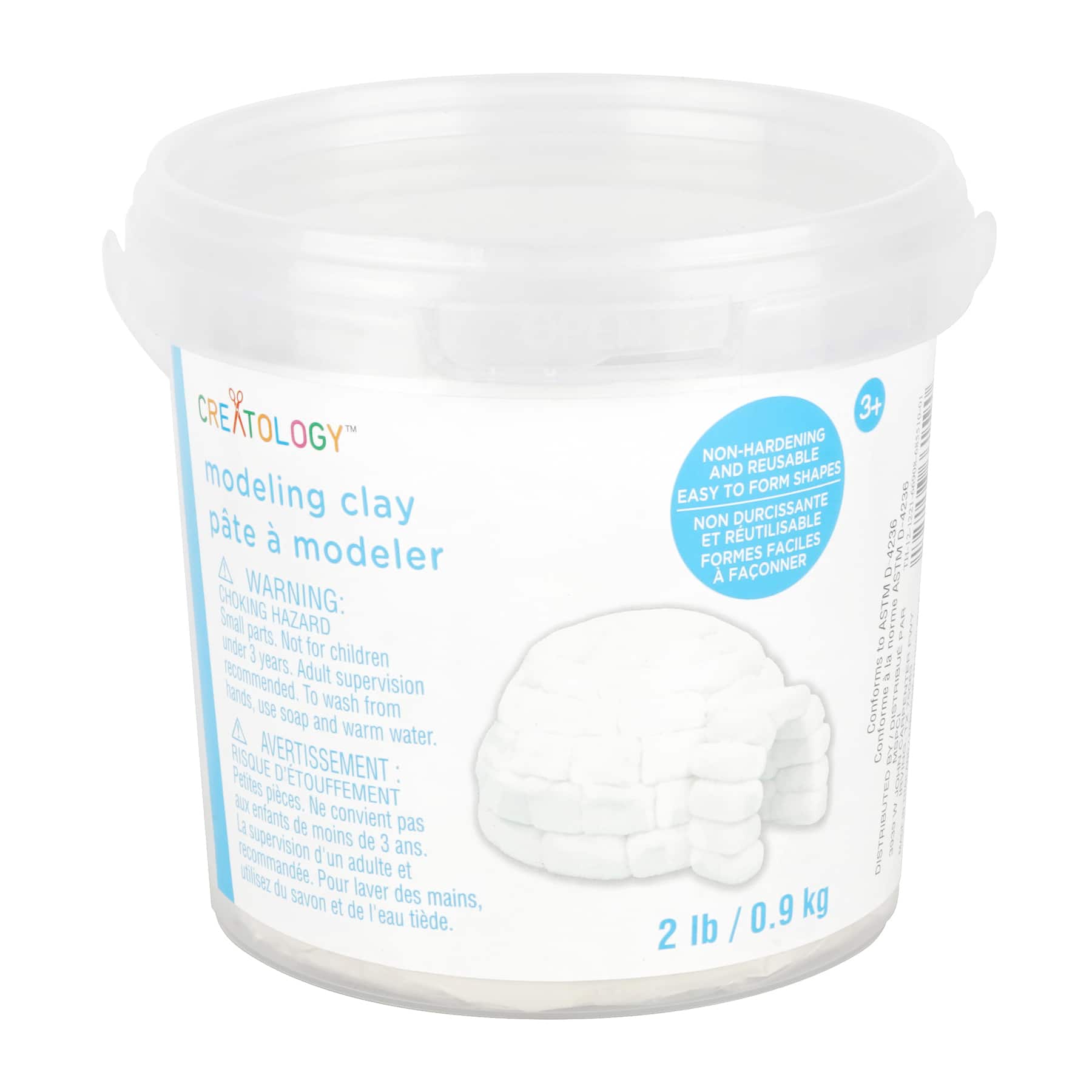 12 Pack: 2lb. White Modeling Clay by Creatology&#x2122;