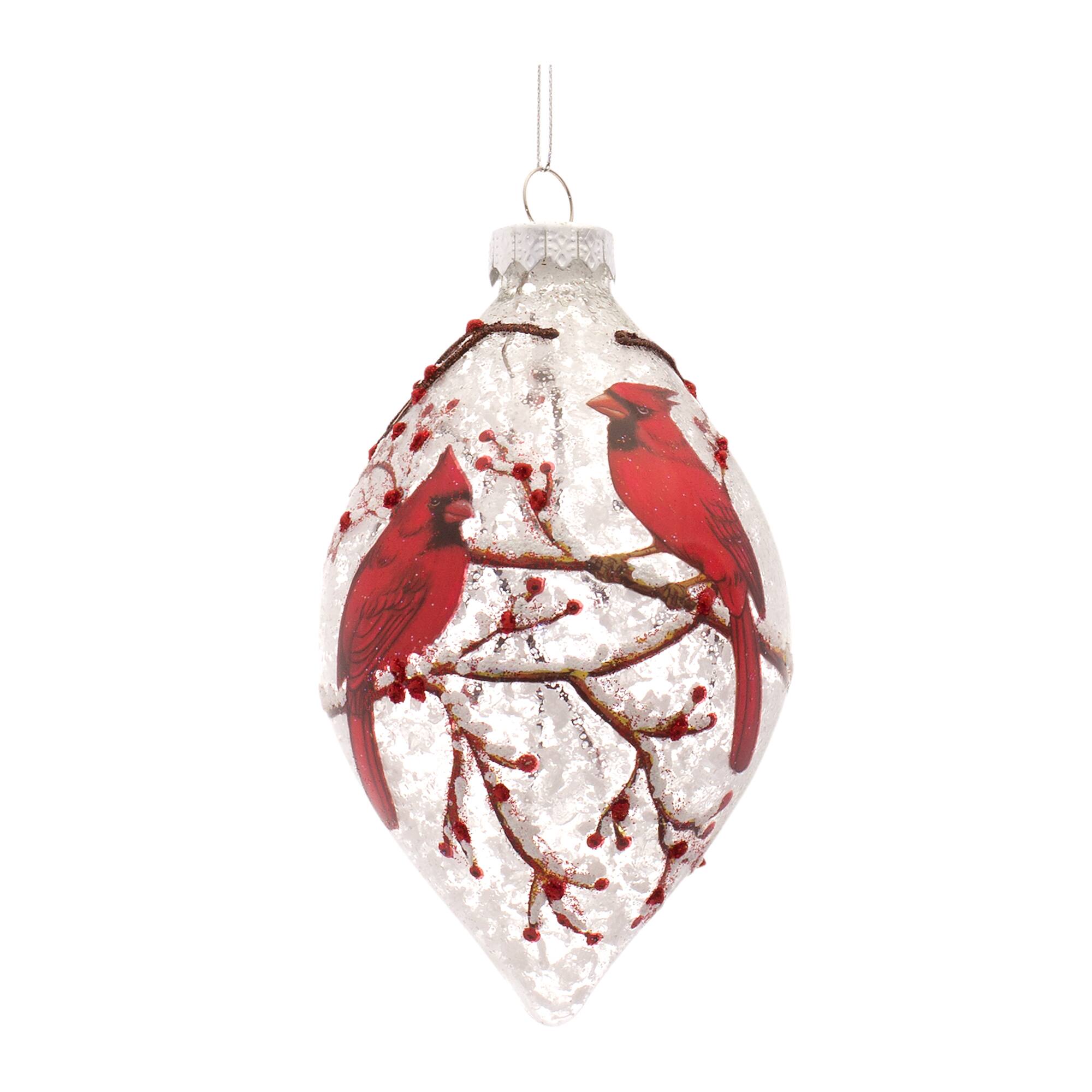 Cardinal Glass Ornament Set Glass Ornaments Michaels