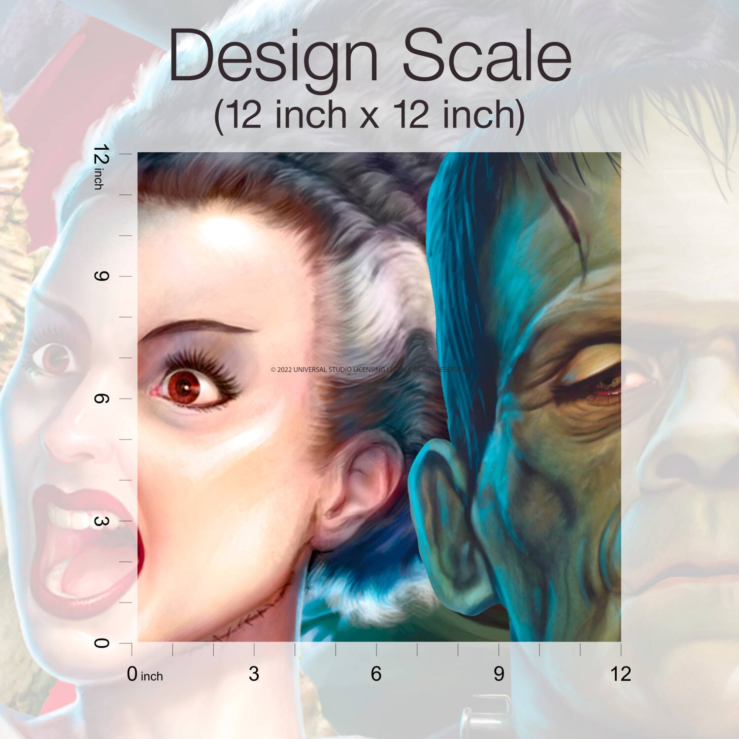 RoomMates Universal Studios Iconic Monsters Mural