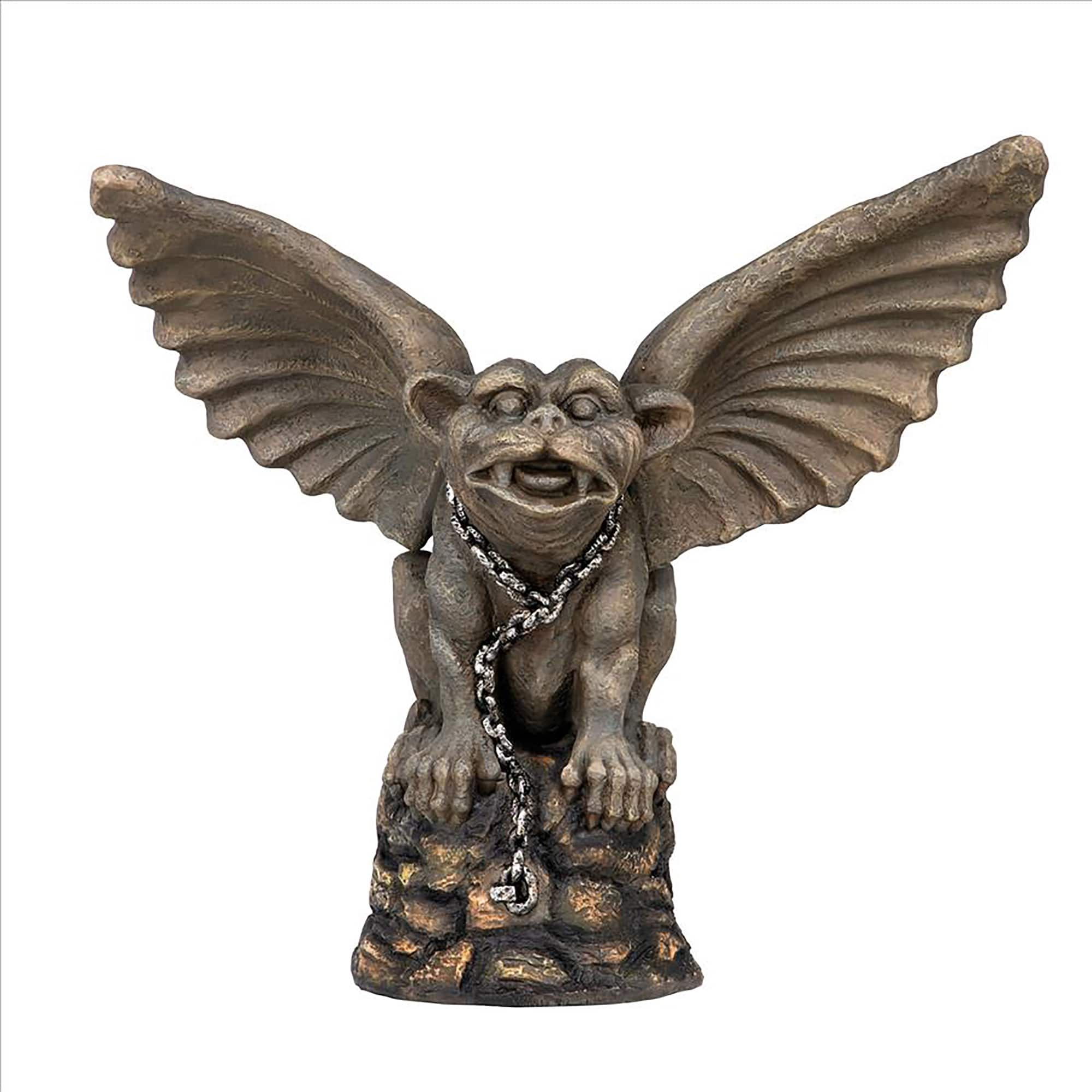 Design Toscano 17&#x22; Chained Cathedral Gargoyle Statue