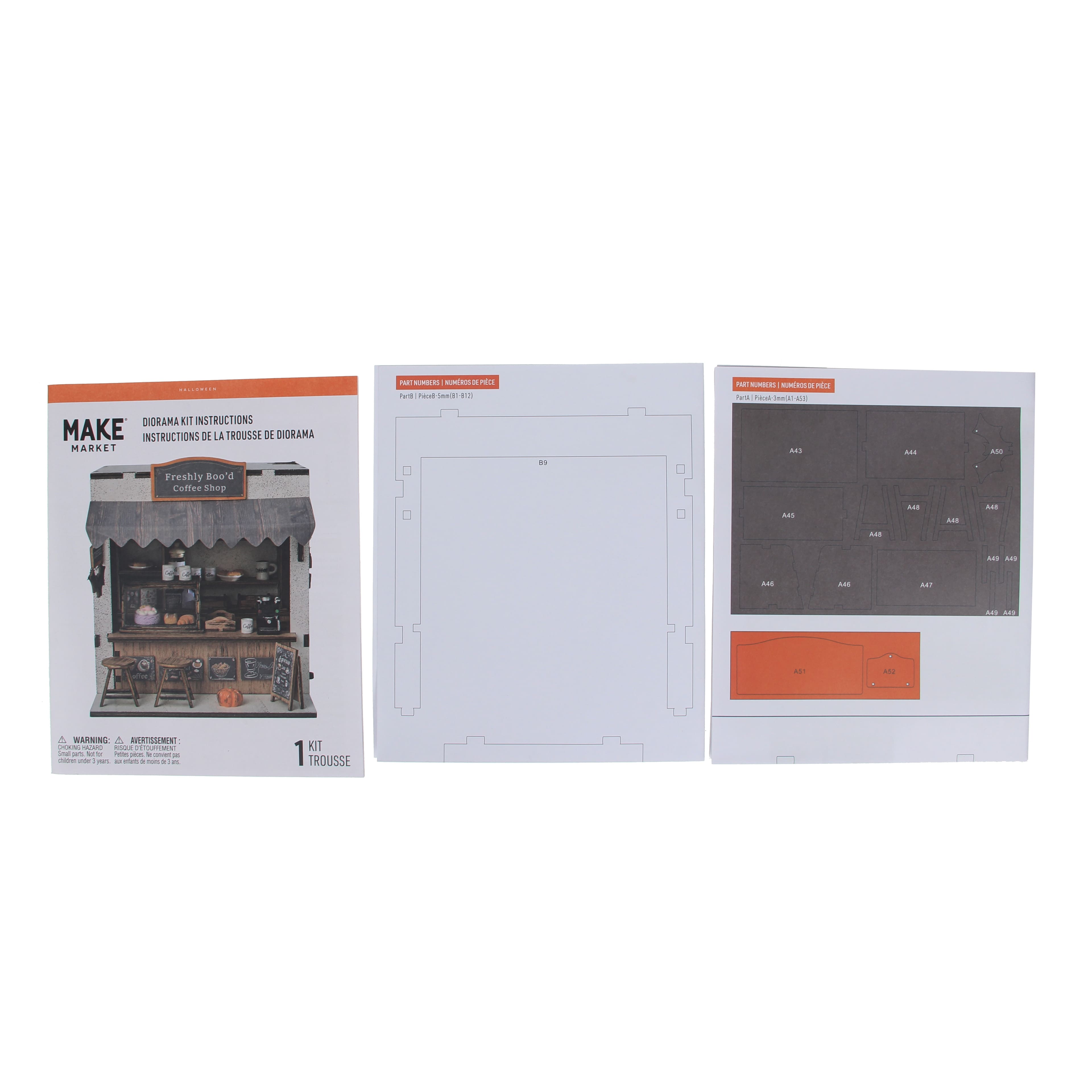 Coffee Shop Diorama Kit by Make Market&#xAE;