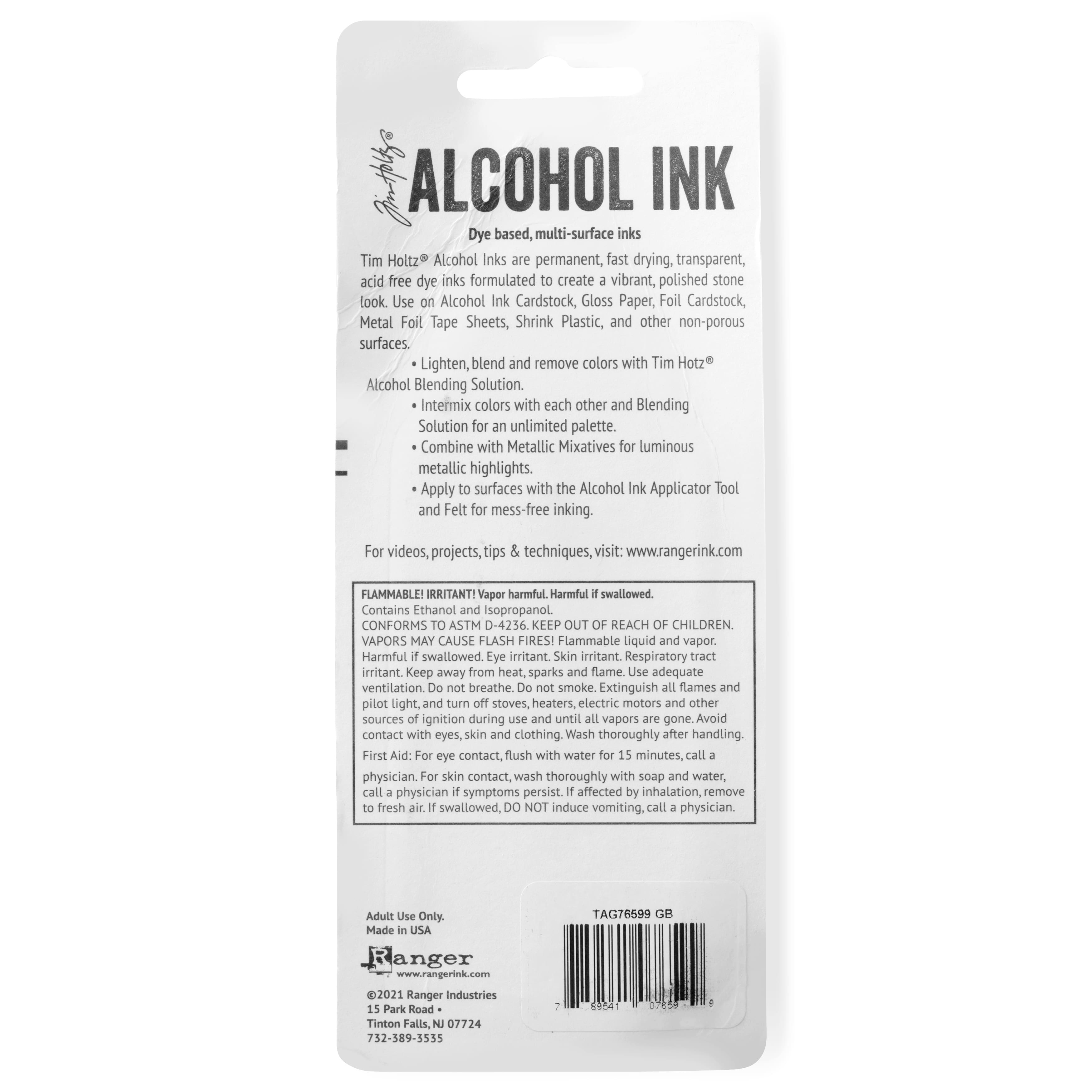 6 Pack: Tim Holtz® Alcohol Ink, 2oz.
