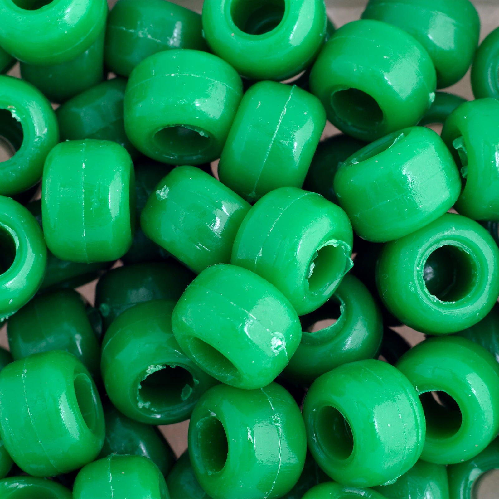 John Bead 9mm Opaque Plastic Pony Beads, 1,000ct.