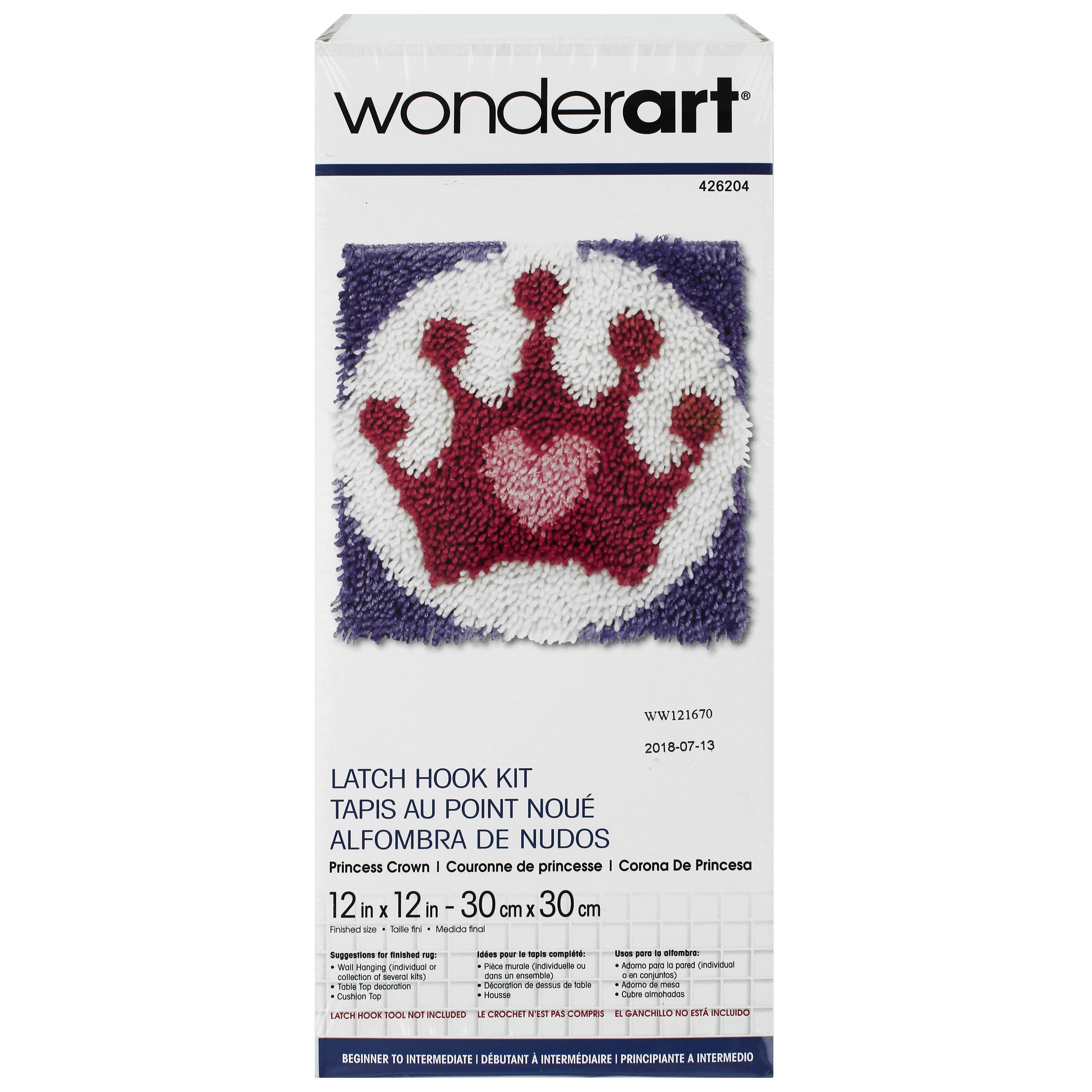 Wonderart Princess Crown Latch Hook Kit Latch Hook Michaels