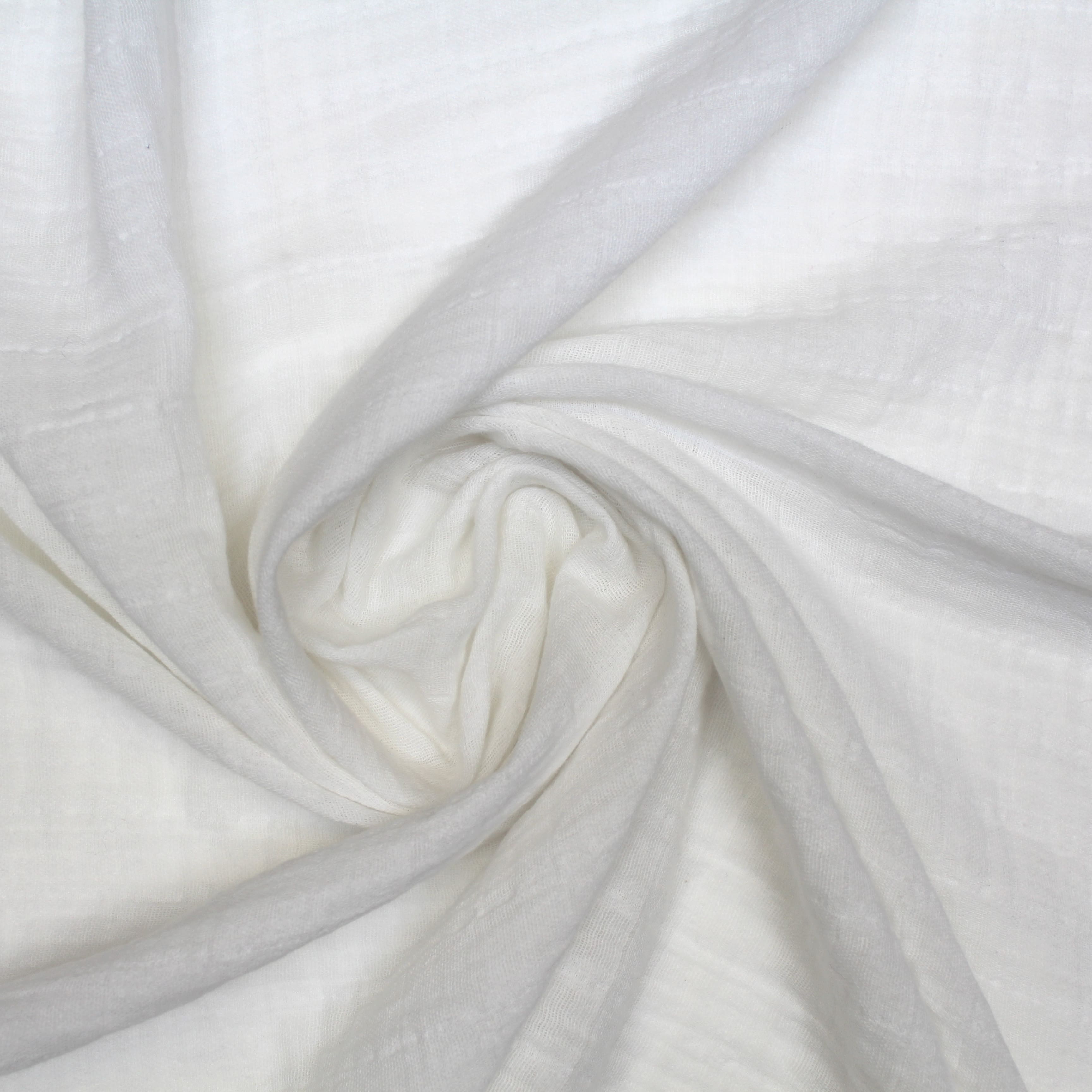 Camelot Fabrics White Gauze Cotton Home D&#xE9;cor Fabric