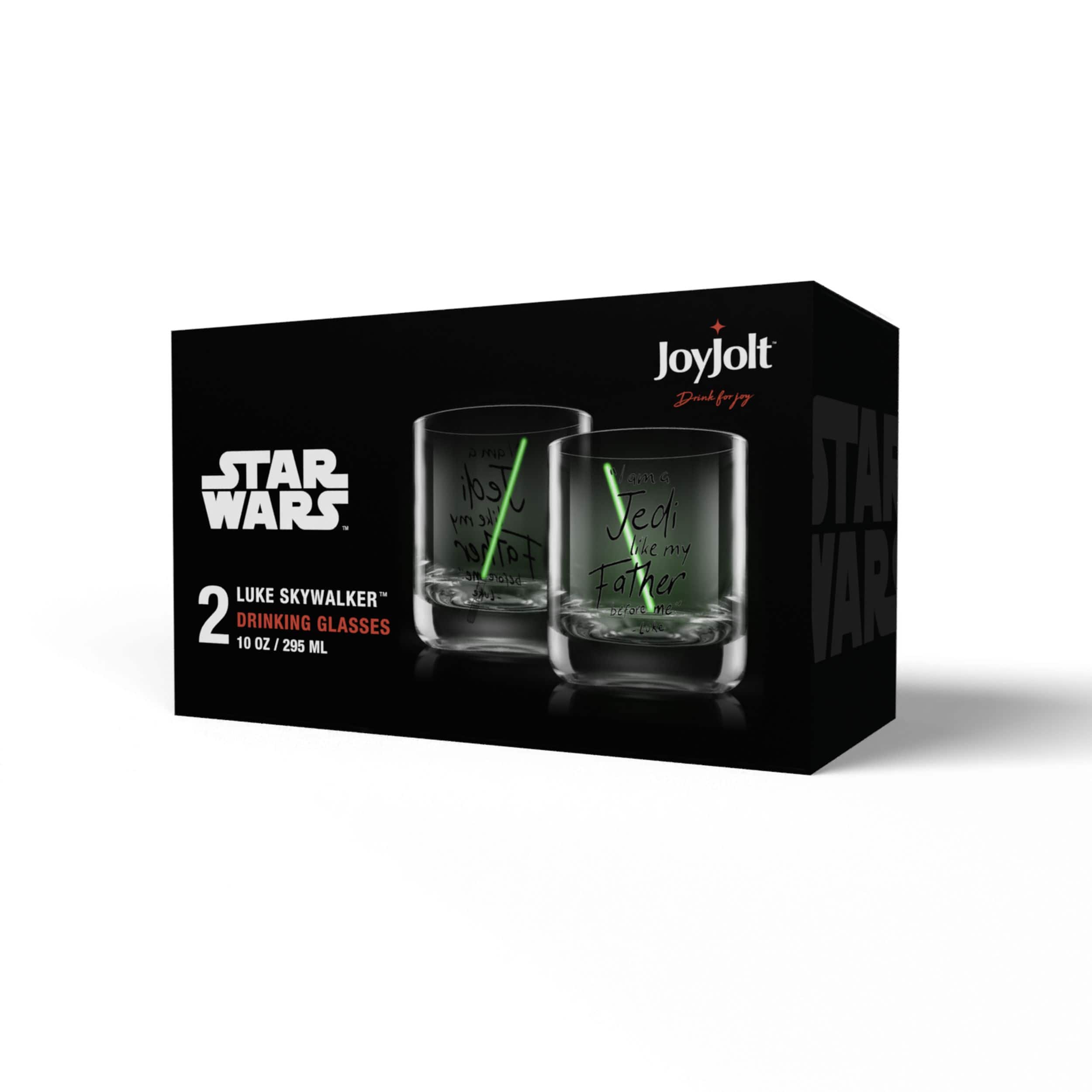 JoyJolt Star Wars New Hope Luke Skywalker Green Lightsaber 10 oz