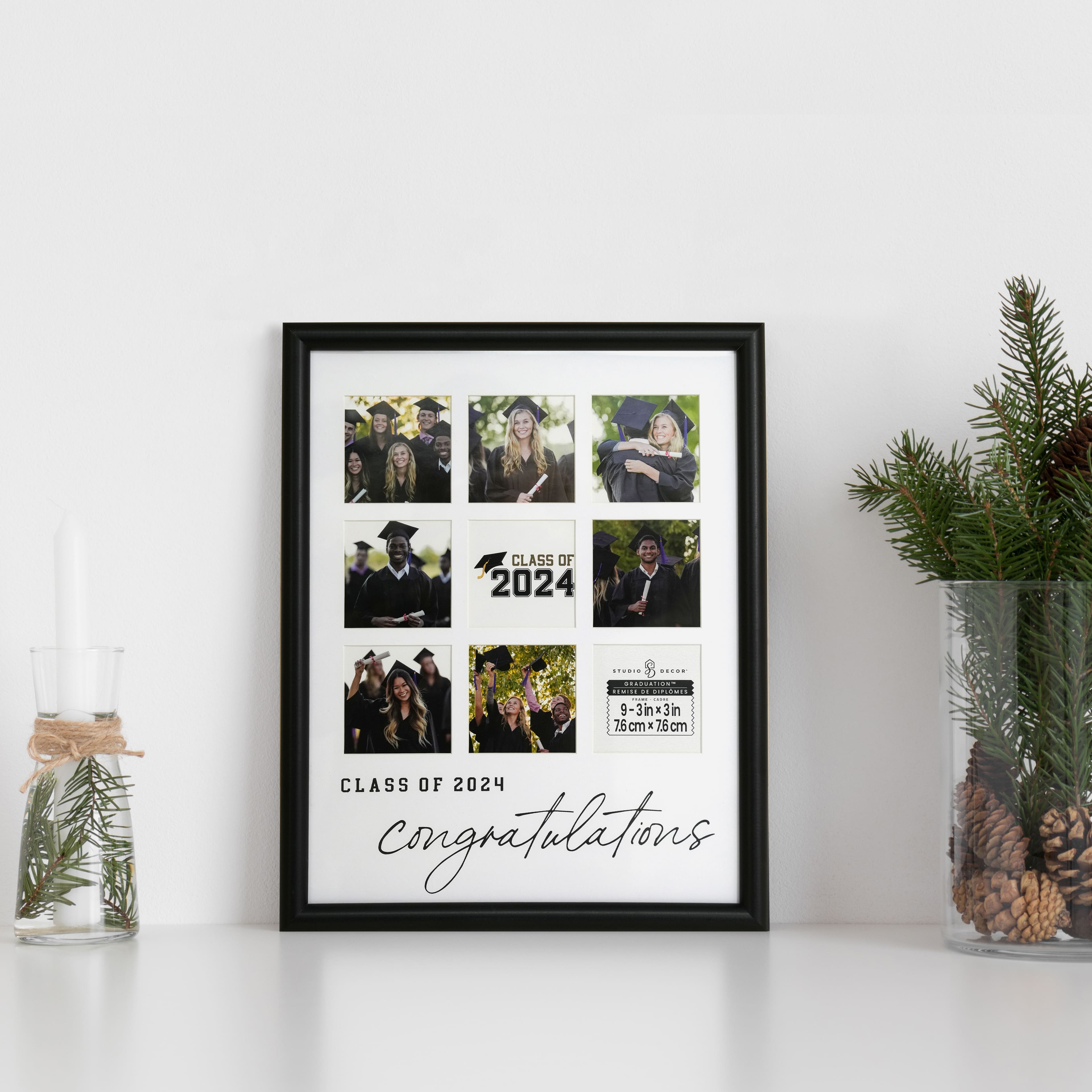 9 Opening Black 13&#x22; x 16&#x22; 2024 Frame with Mat, Graduation&#x2122; by Studio D&#xE9;cor&#xAE;