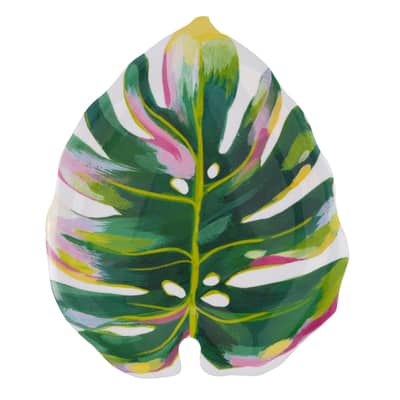 16" Palm Leaf Melamine Platter by Ashland®