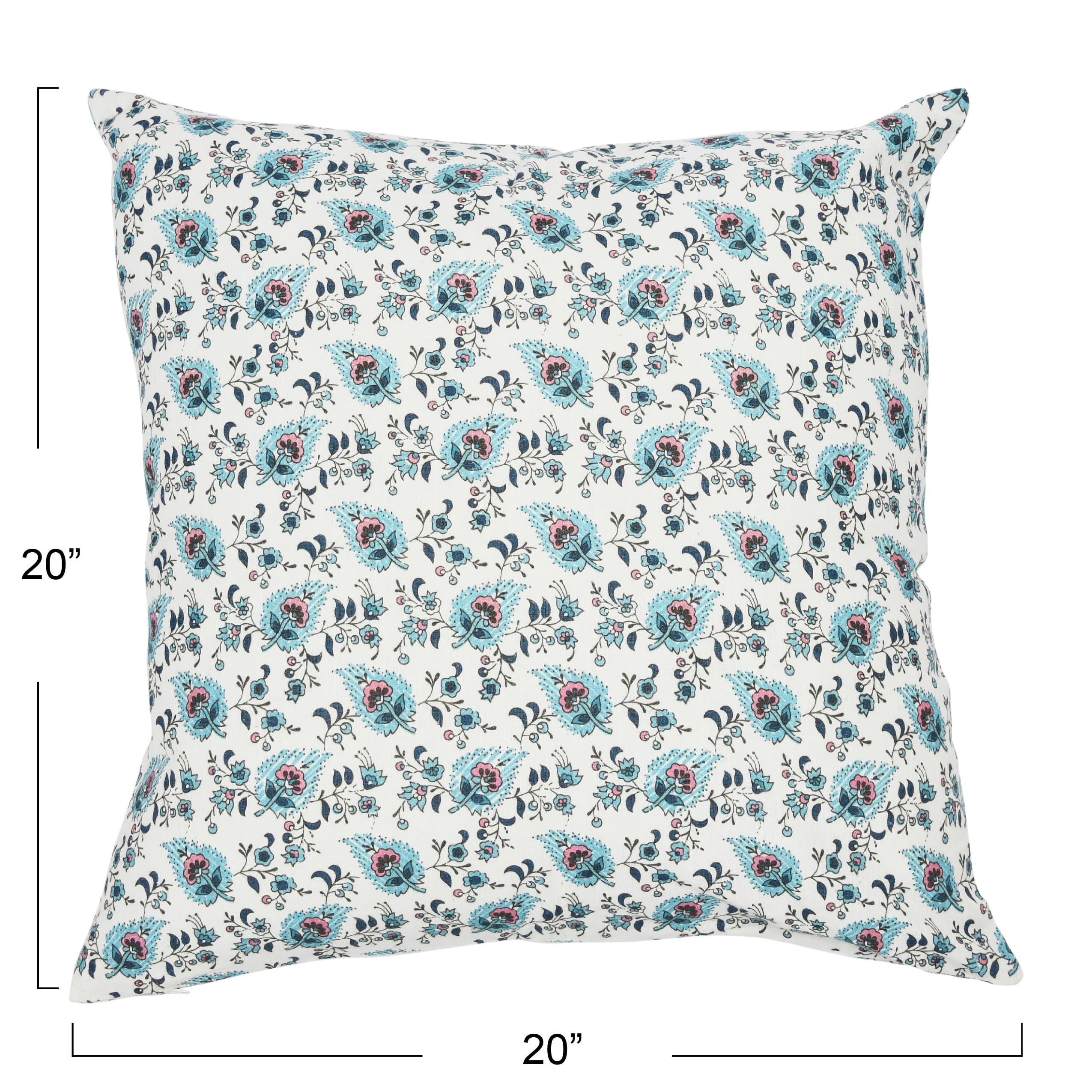 Hello Honey&#xAE; Paisley Print Cotton Square Pillow Cover