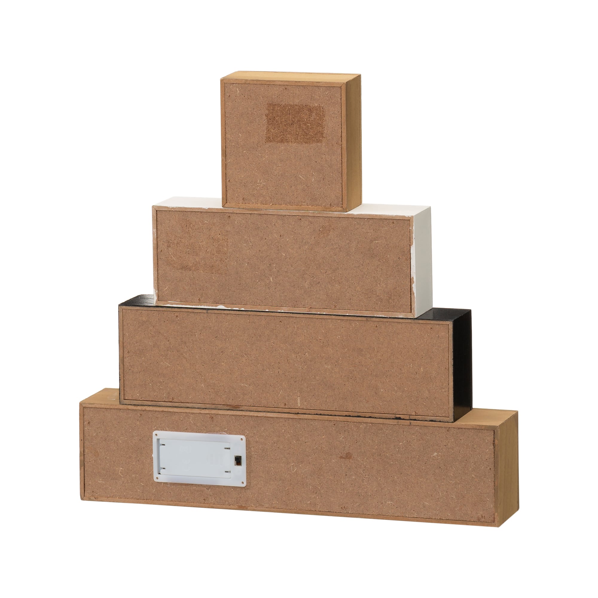 Glitzhome® 12" LED Lighted Nativity Block Word Sign