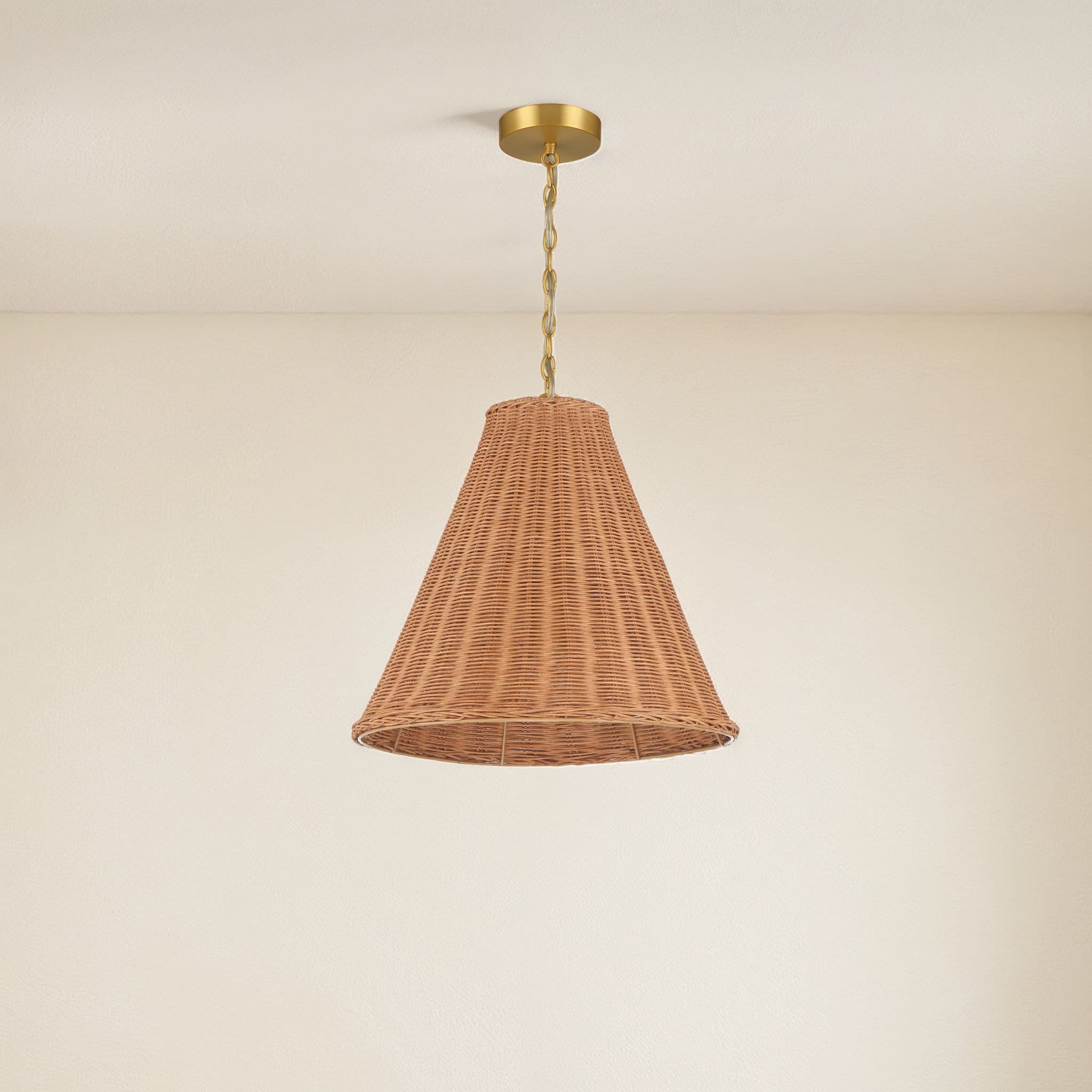 Hello Honey&#xAE; Rattan Taper Pendant Light
