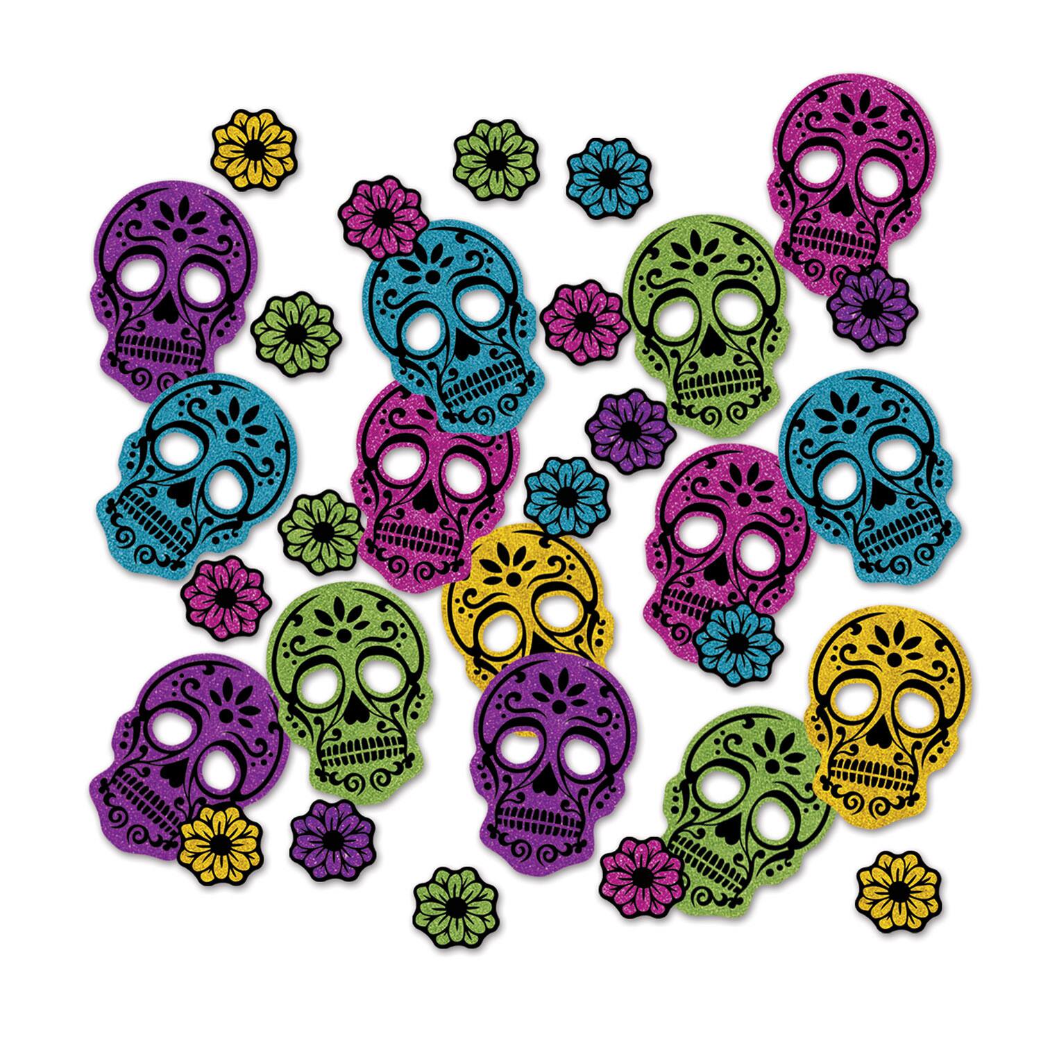 Beistle 1oz. Day of the Dead Deluxe Sparkle Confetti