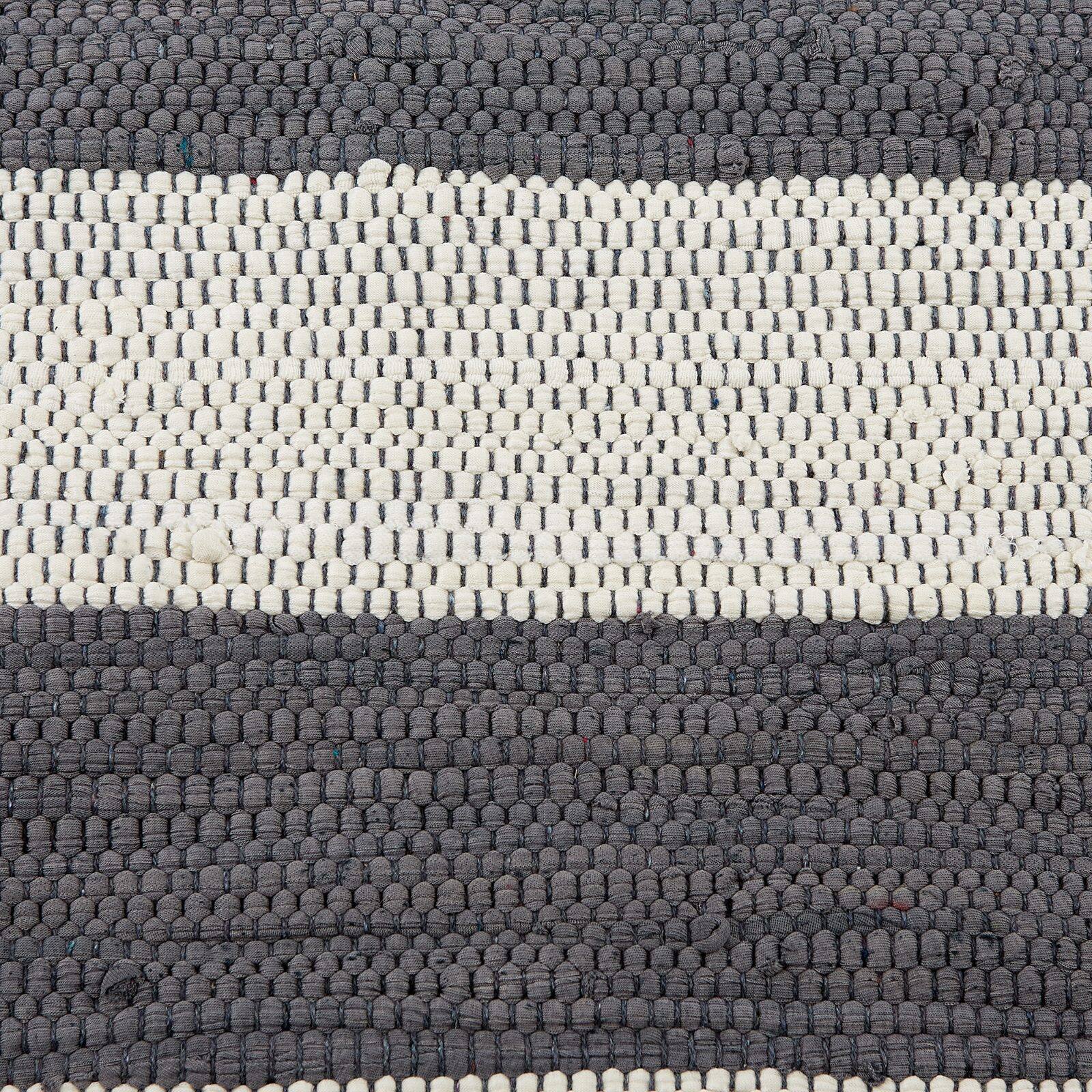 DII® Gray & White Stripe Rag Rug, 2ft. x 3ft.