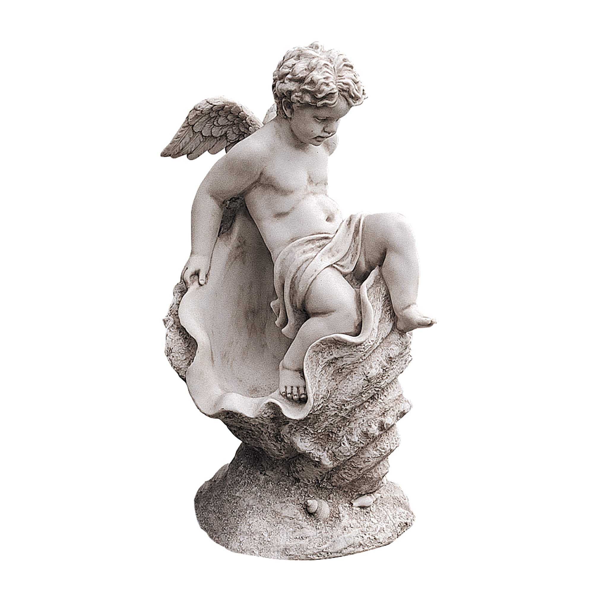 Design Toscano 23&#x22; Testing the Waters Cherub Sculpture