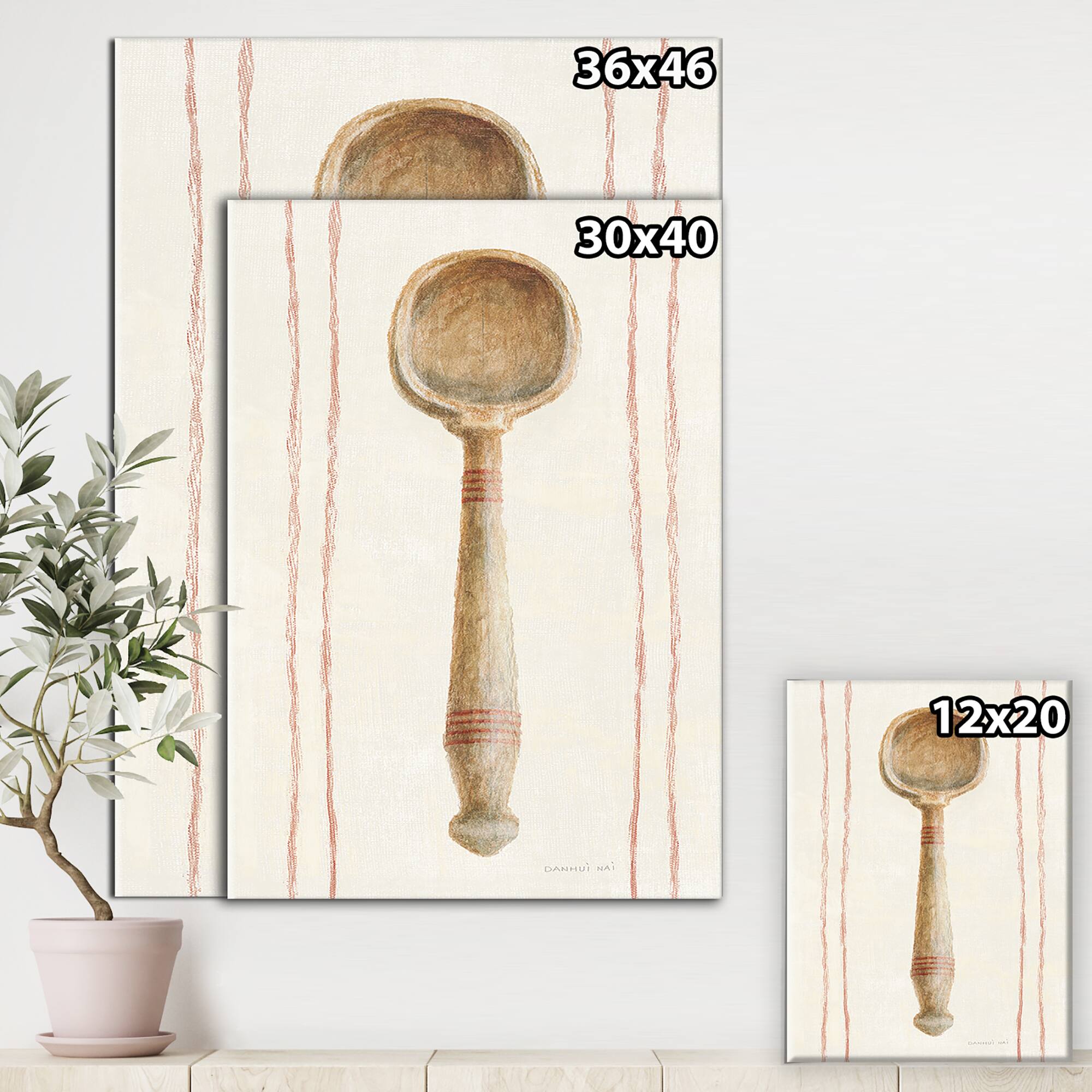 Designart - Farm Kitchen IV - Kitchen Canvas Art