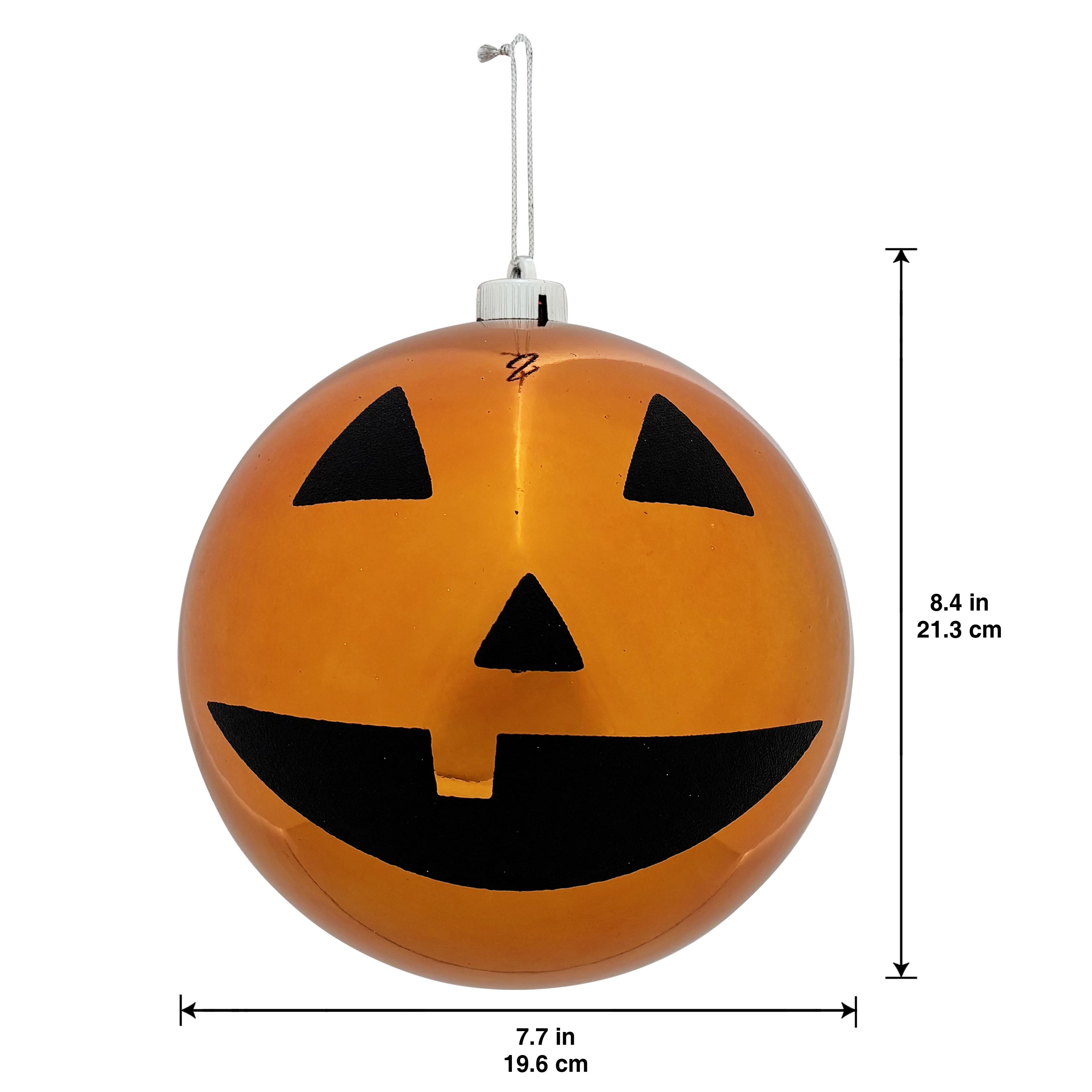 Giant Orange Jack-o&#x27;-Lantern Halloween Ornament by Ashland&#xAE;