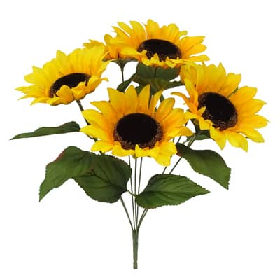 Yellow Sunflower Bush by Ashland® | Michaels