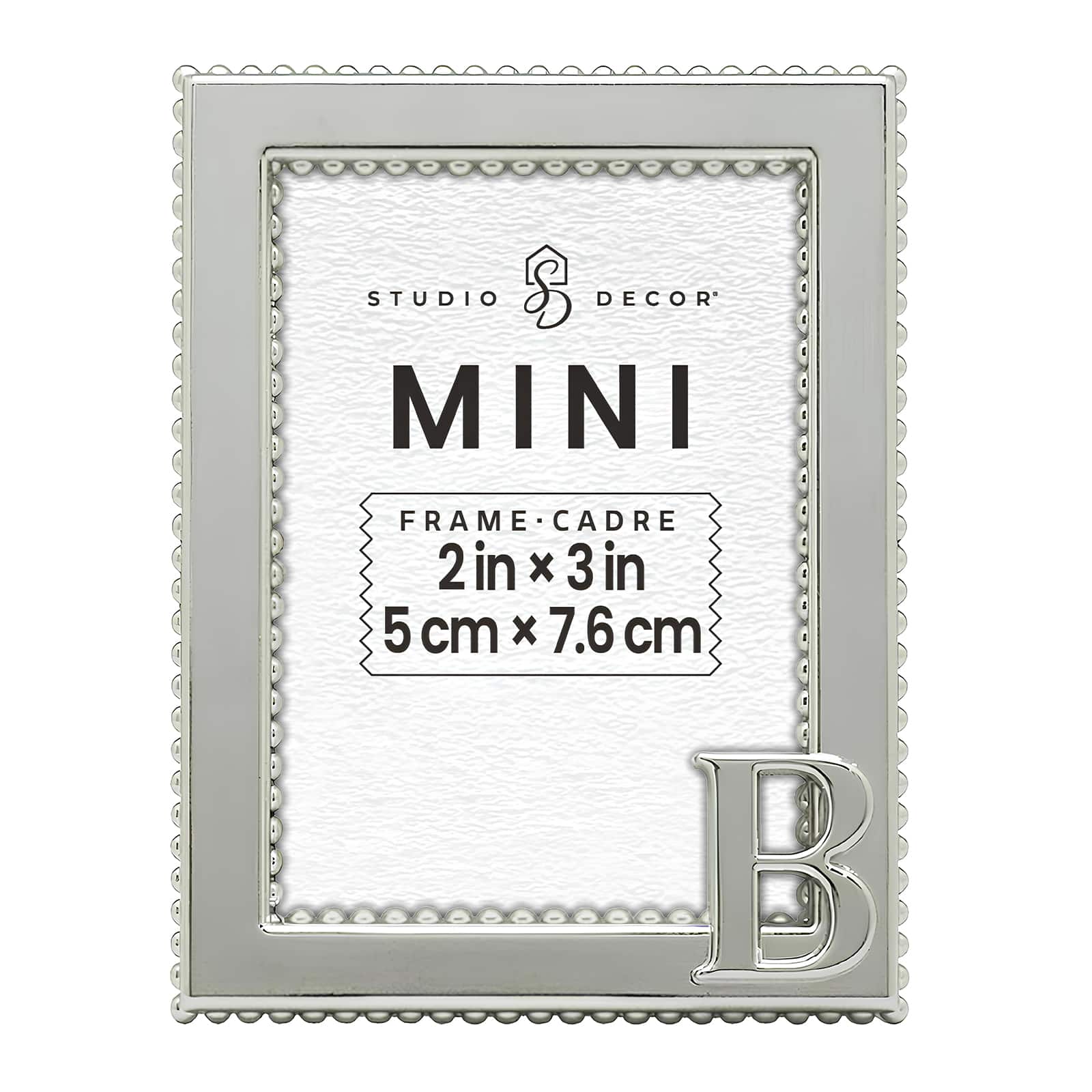 Mini Silver B Frame by Studio Décor®