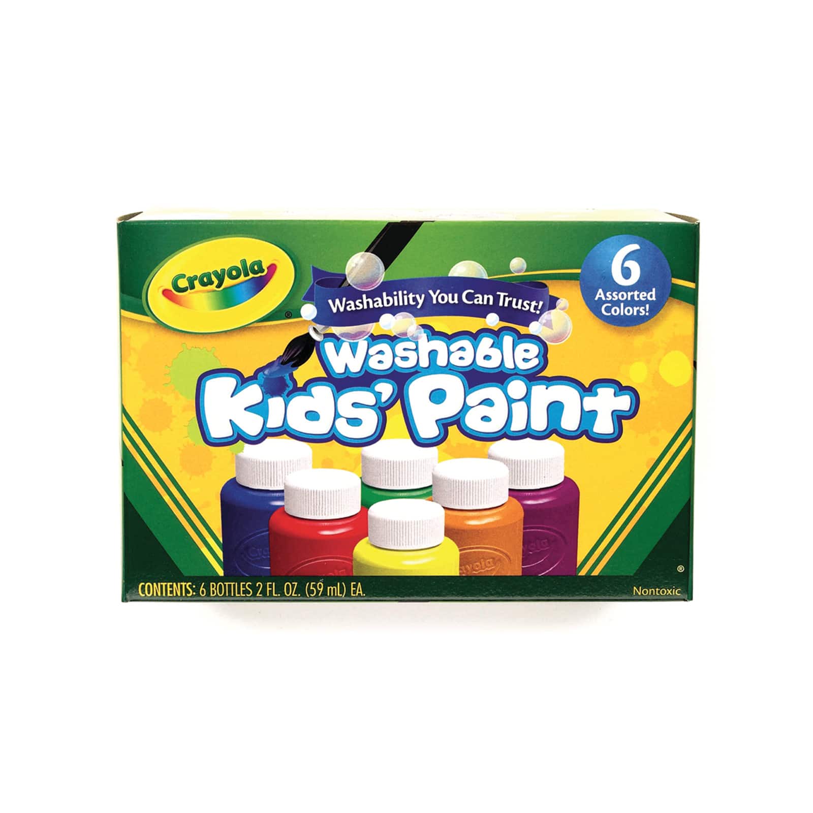 Crayola® 6 Color Washable Kids' Paint Set
