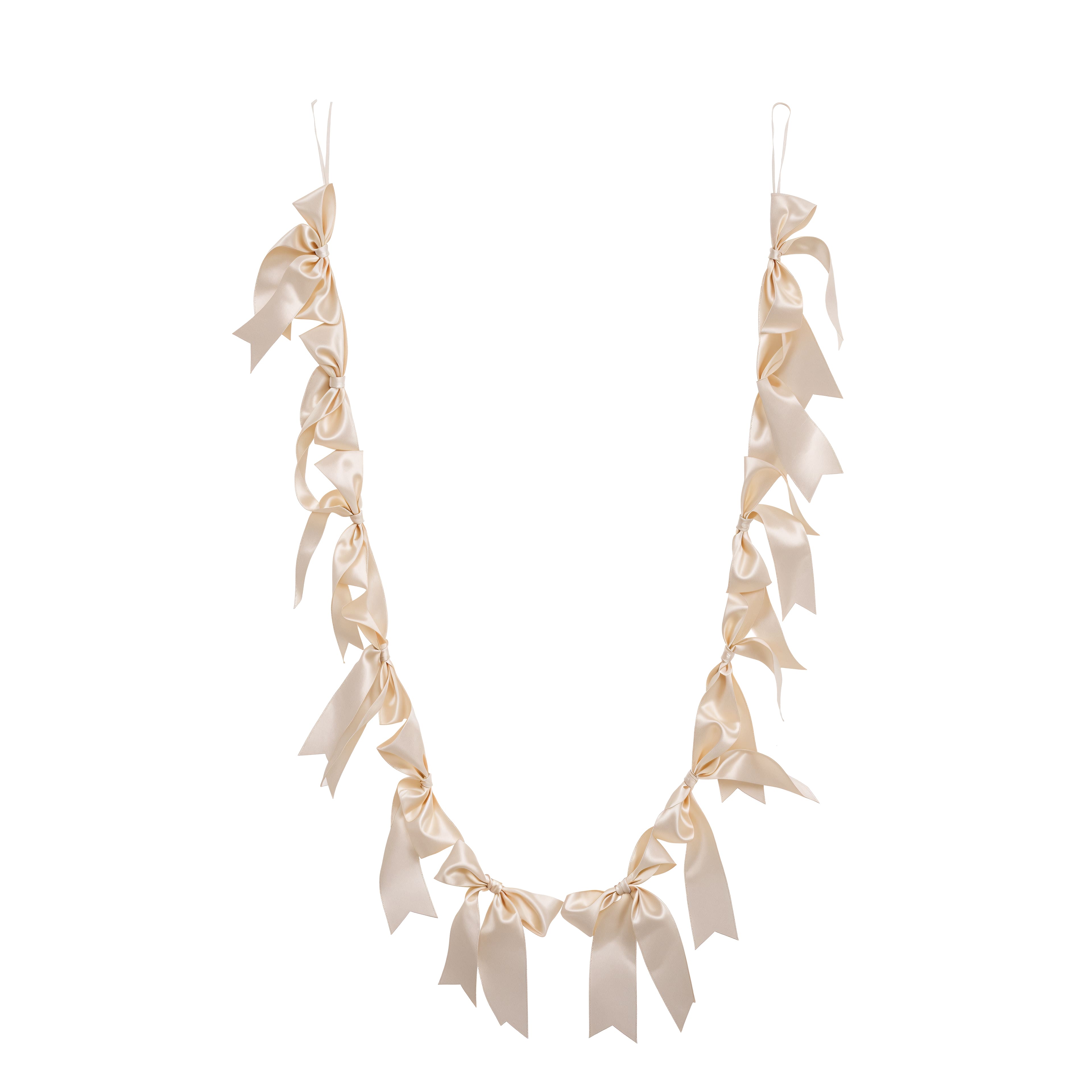 6ft. Cream Bow Garland by Ashland&#xAE;
