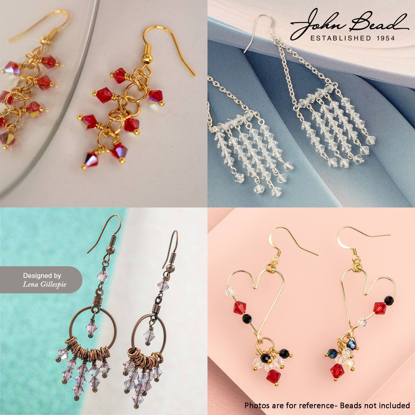 John Bead Preciosa 4mm Czech Crystal Rondelle Beads, 40ct.