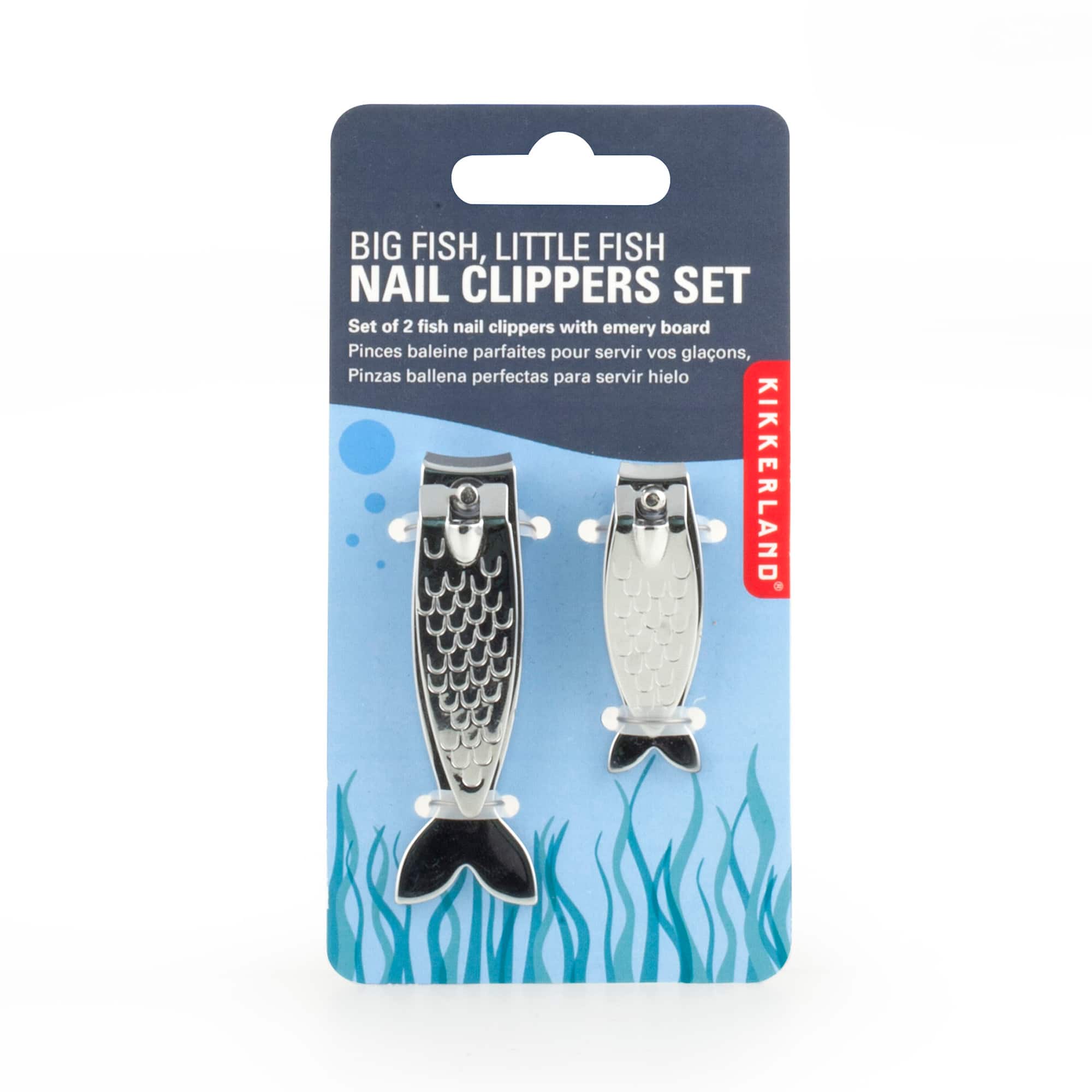 Kikkerland&#xAE; Big Fish, Little Fish Nail Clippers Set