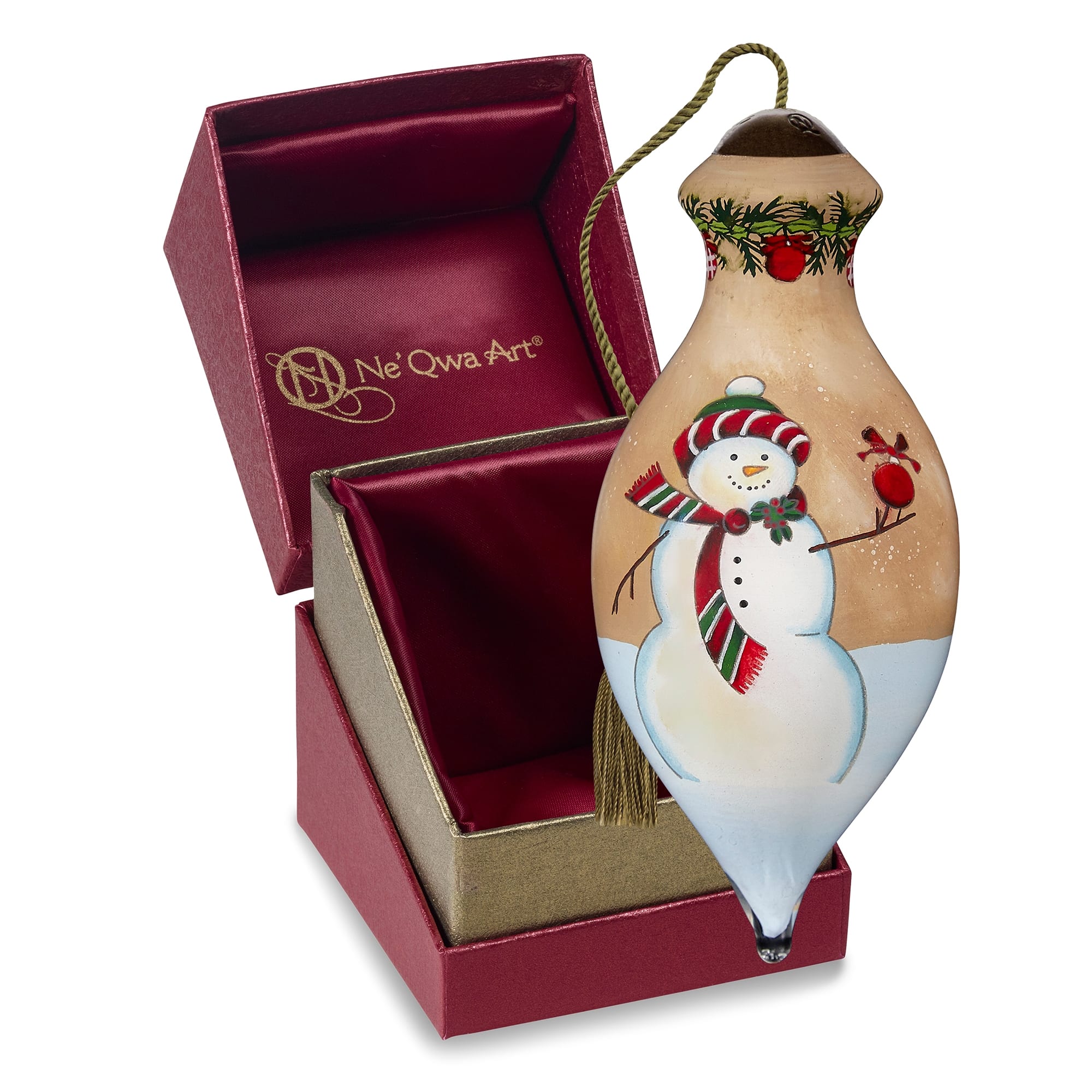 ne qwa art ornament snowman