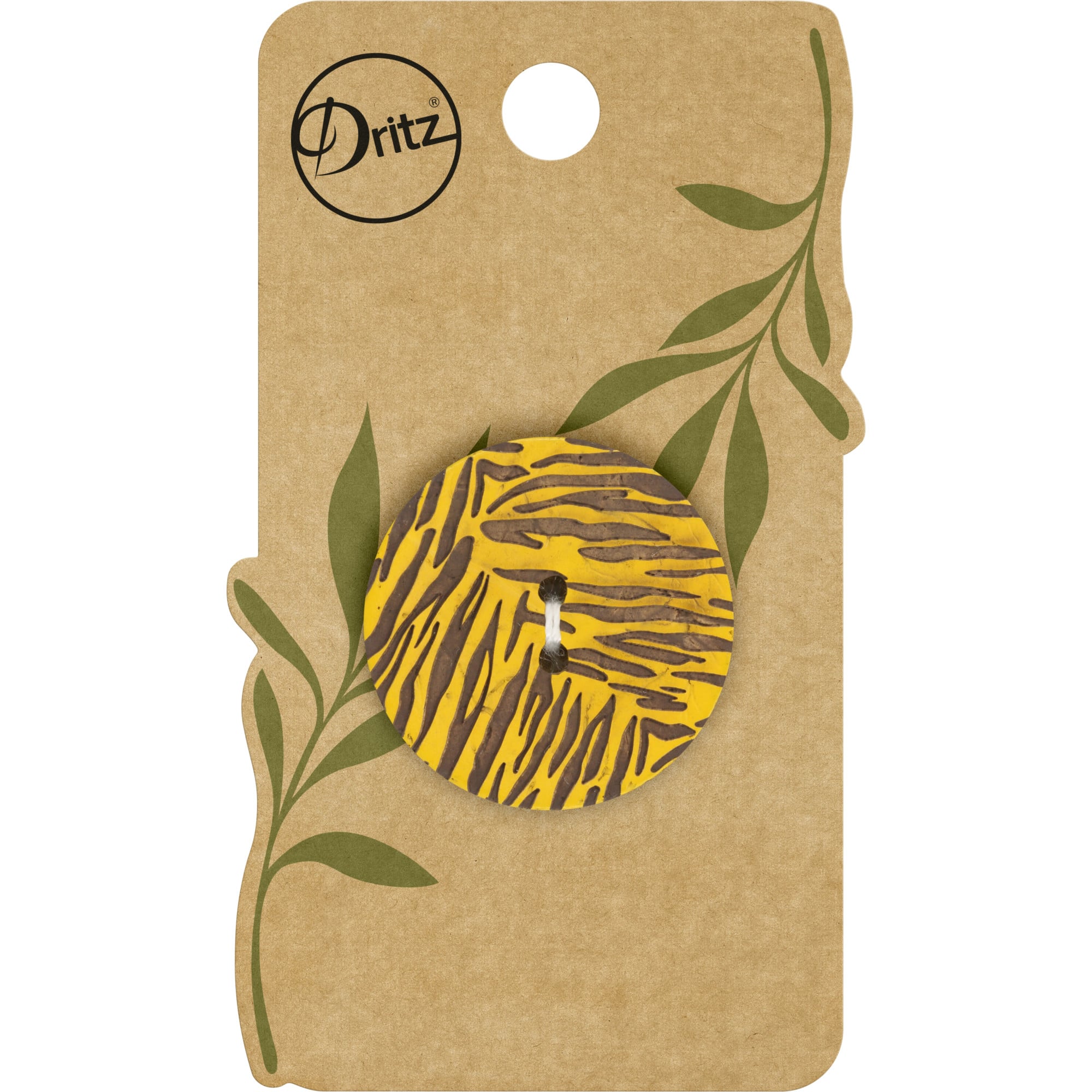 Dritz® 30mm Sustainable Coconut Round Button, 3ct.