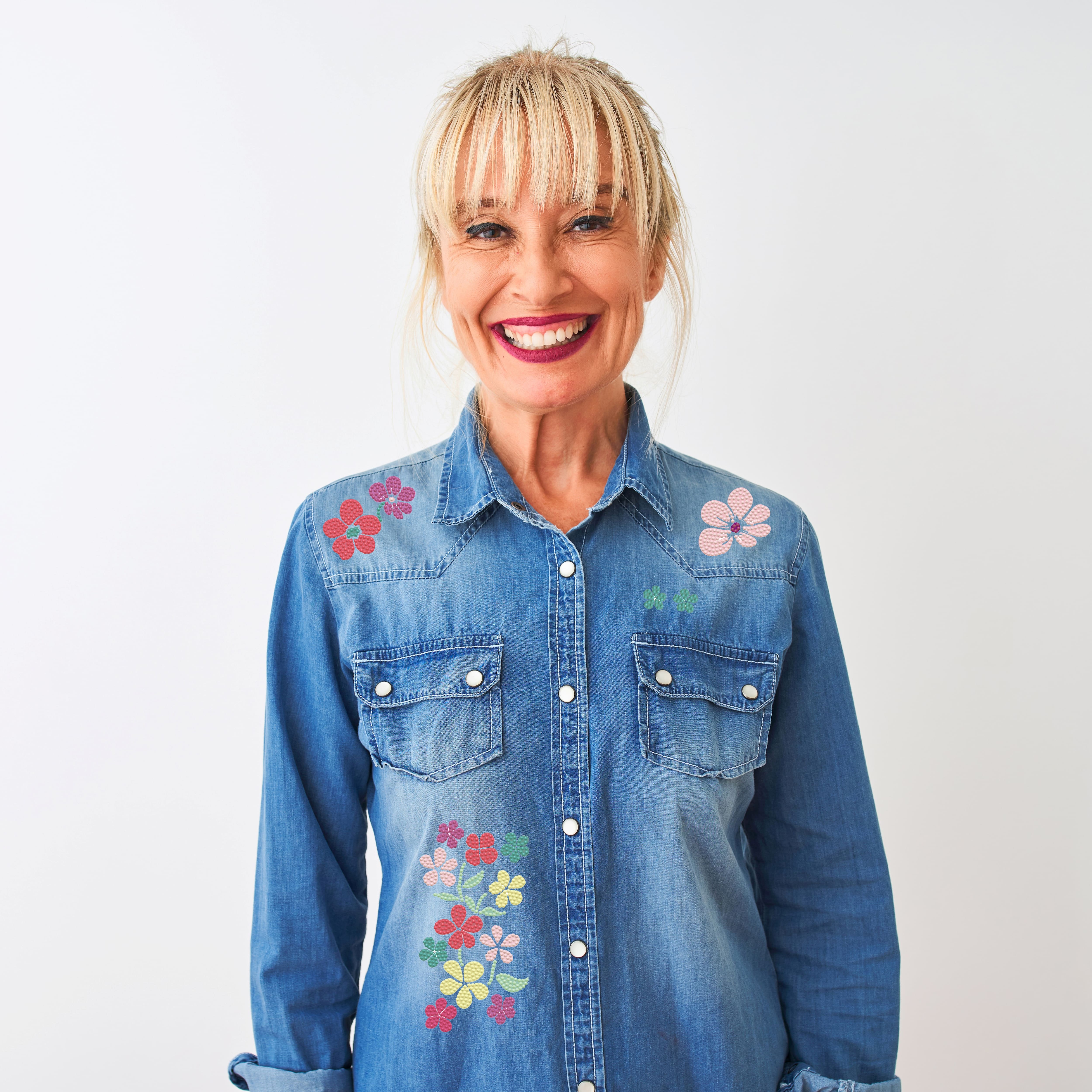 Diamond Dotz® Floral Elements Iron-On 'n' Dot Kit