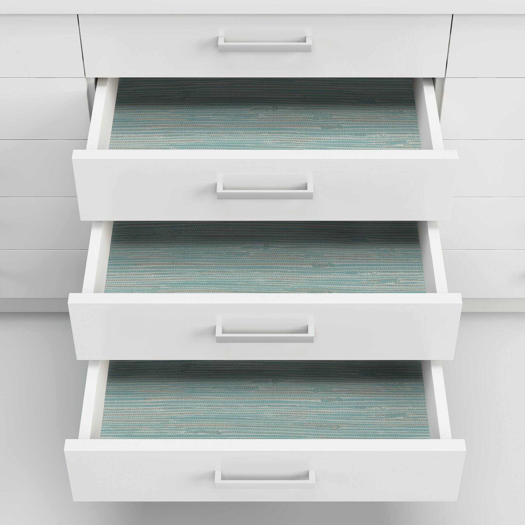 NuWallpaper Teal Tibetan Grasscloth Peel &#x26; Stick Wallpaper