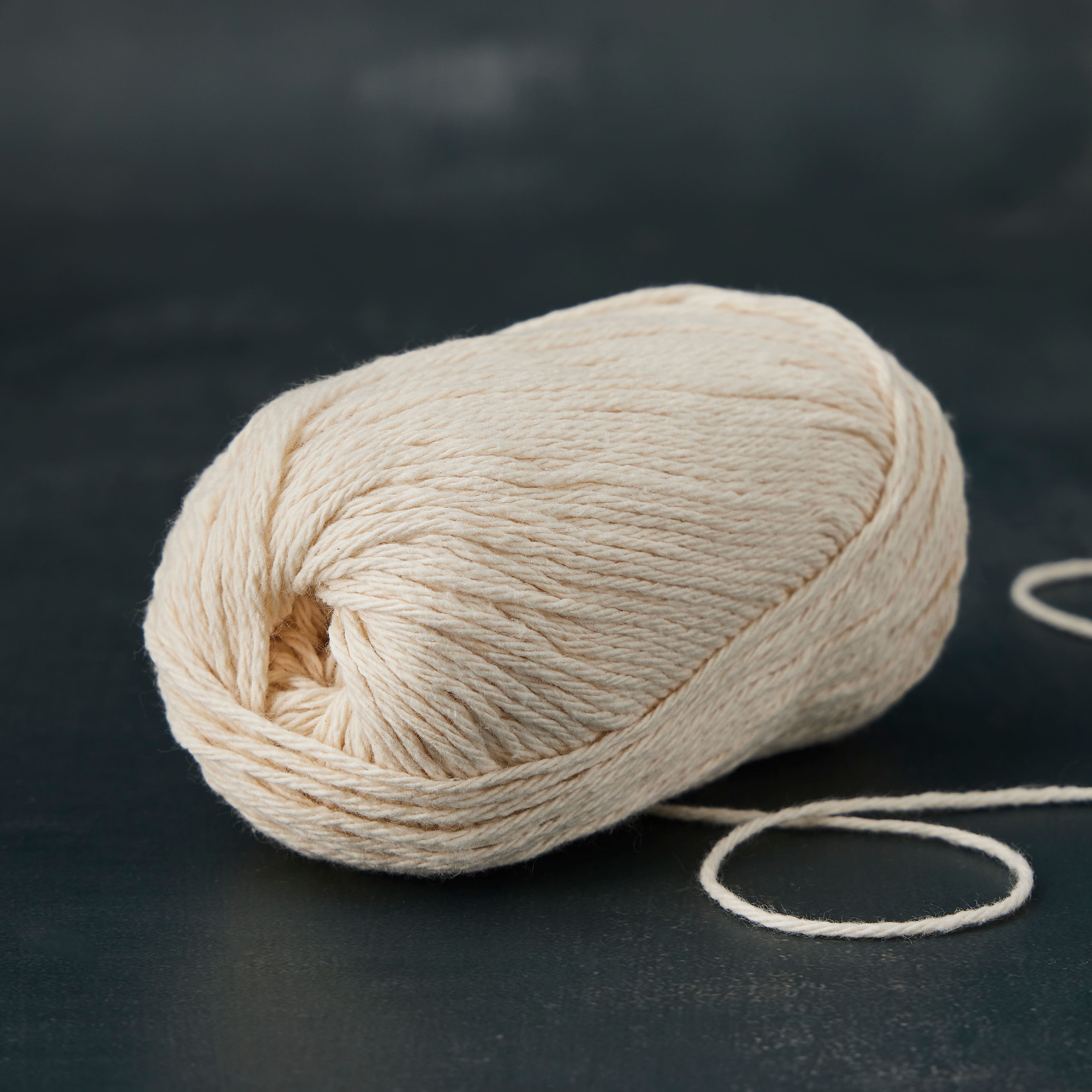 Capri Eco Cotton&#x2122; Solid Yarn by Loops &#x26; Threads&#xAE;