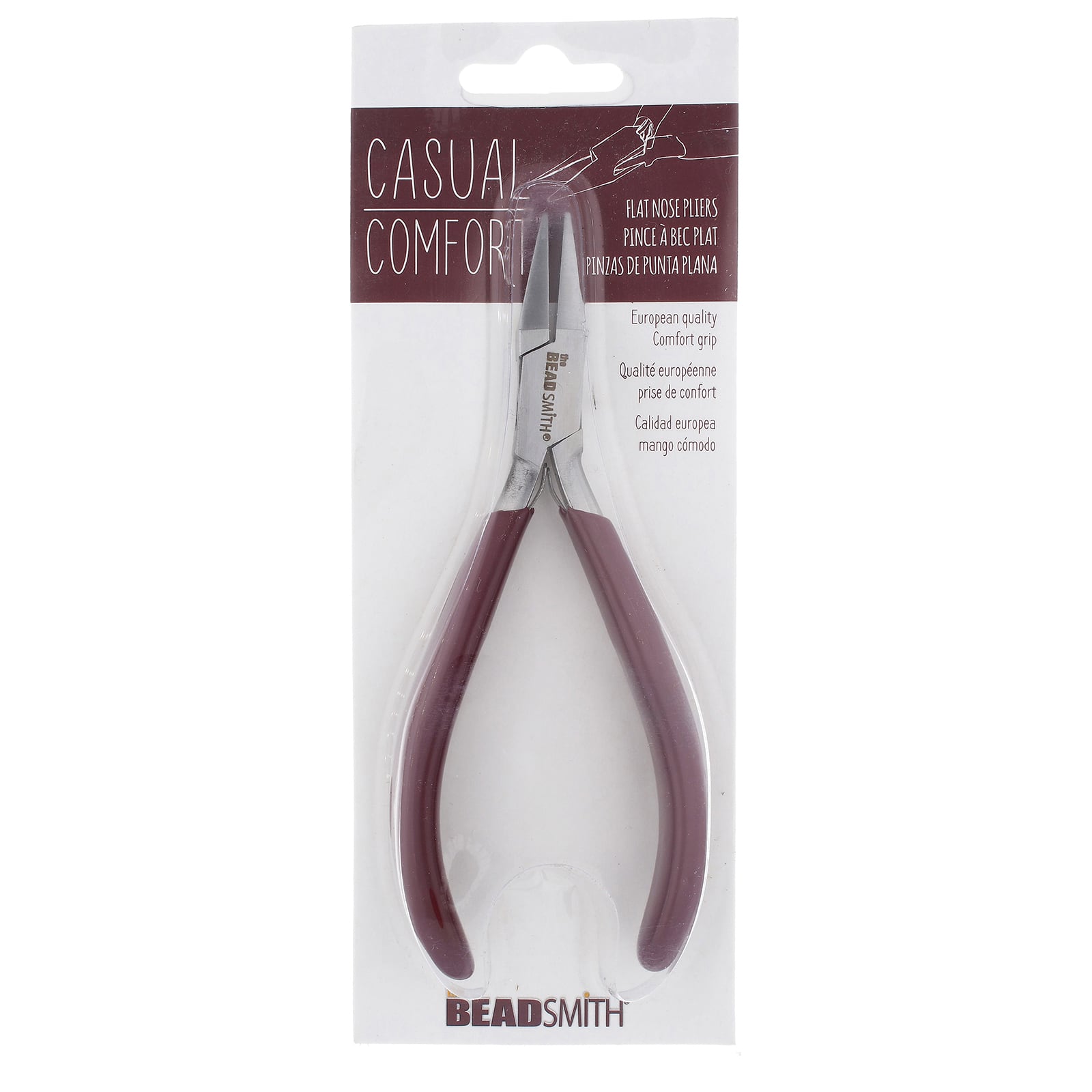 The Beadsmith® Casual Comfort Flat Nose Plier