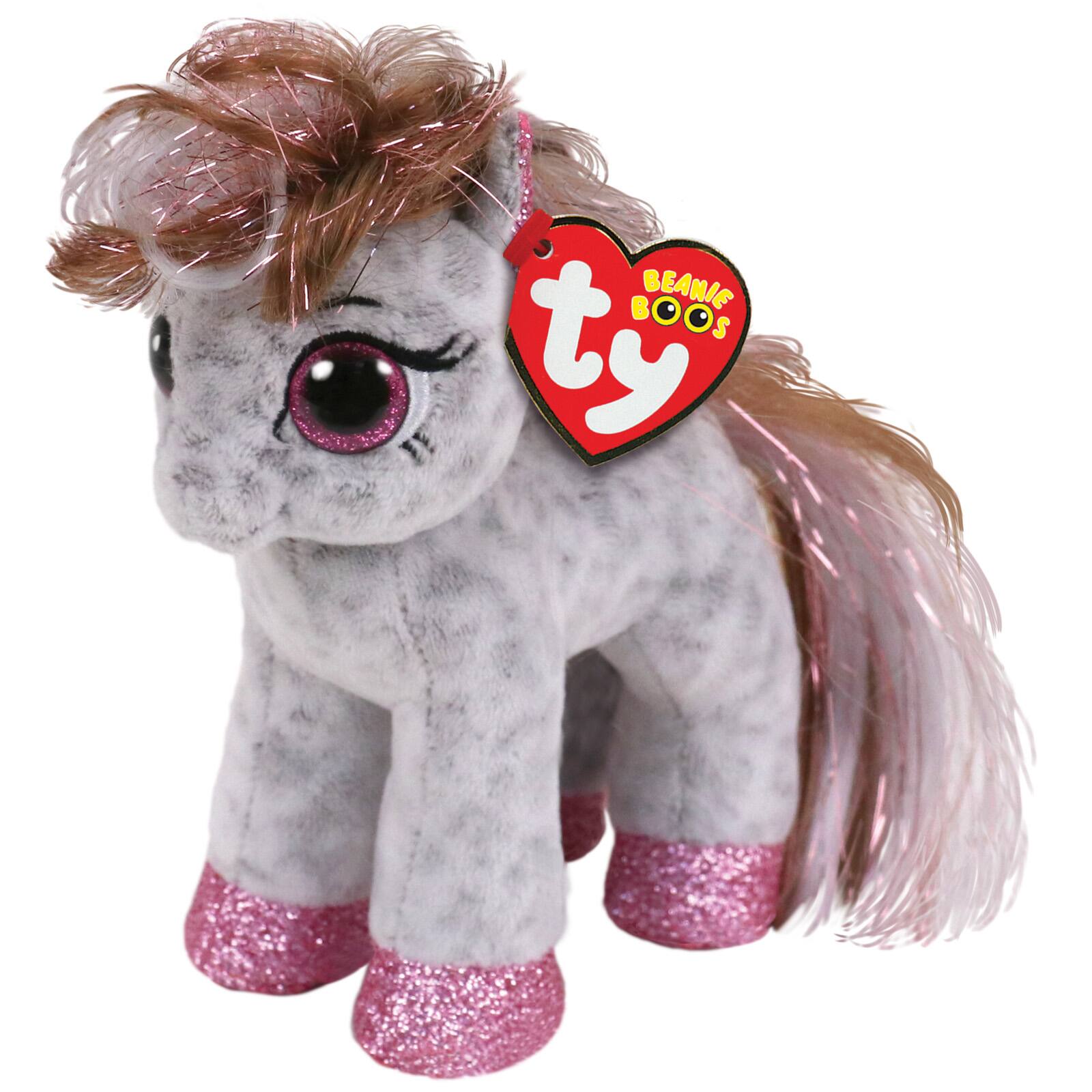 Ty Beanie Boos Cinnamon Spotted Pony Plush Stuffed Animal Toy 7 in Sparkle Eyes for sale online 