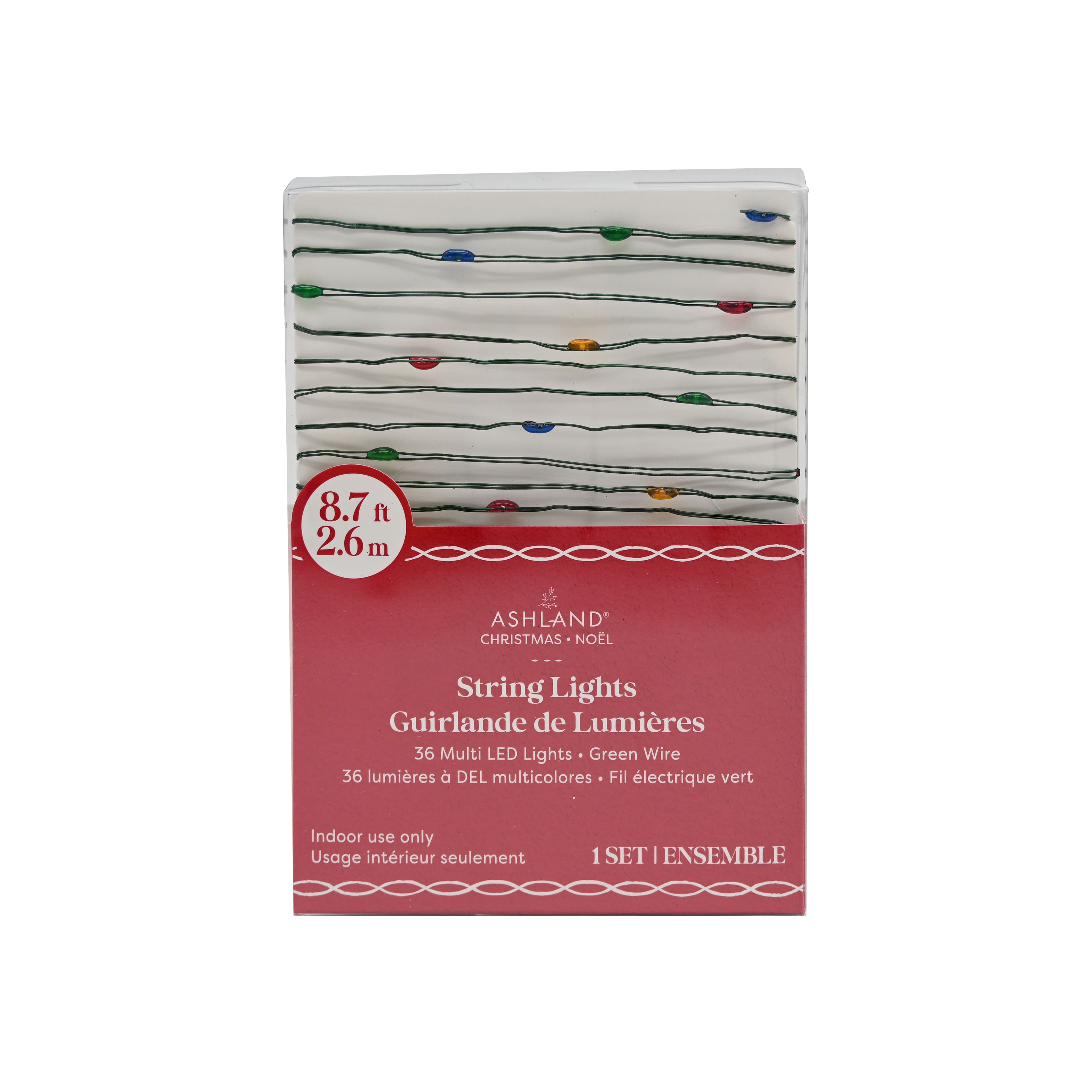 36ct. Warm White LED Multicolor Bead String Lights by Ashland&#xAE;