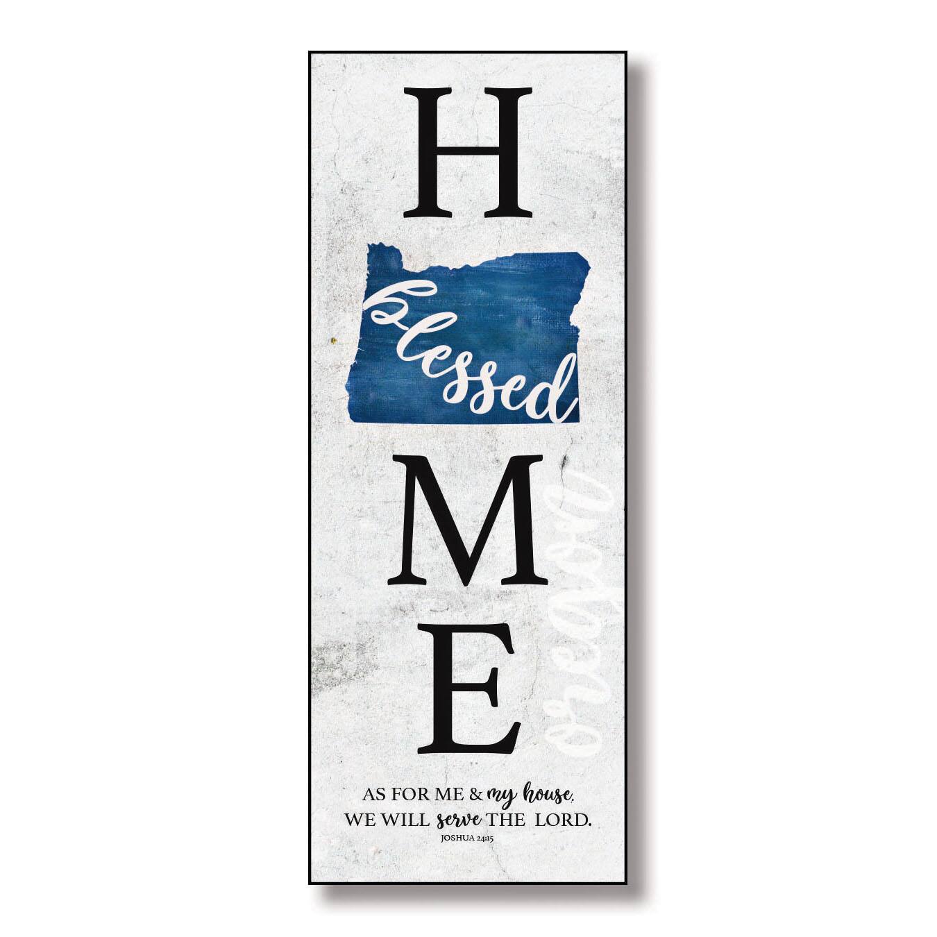 Blessed Oregon Home Wall Plaque