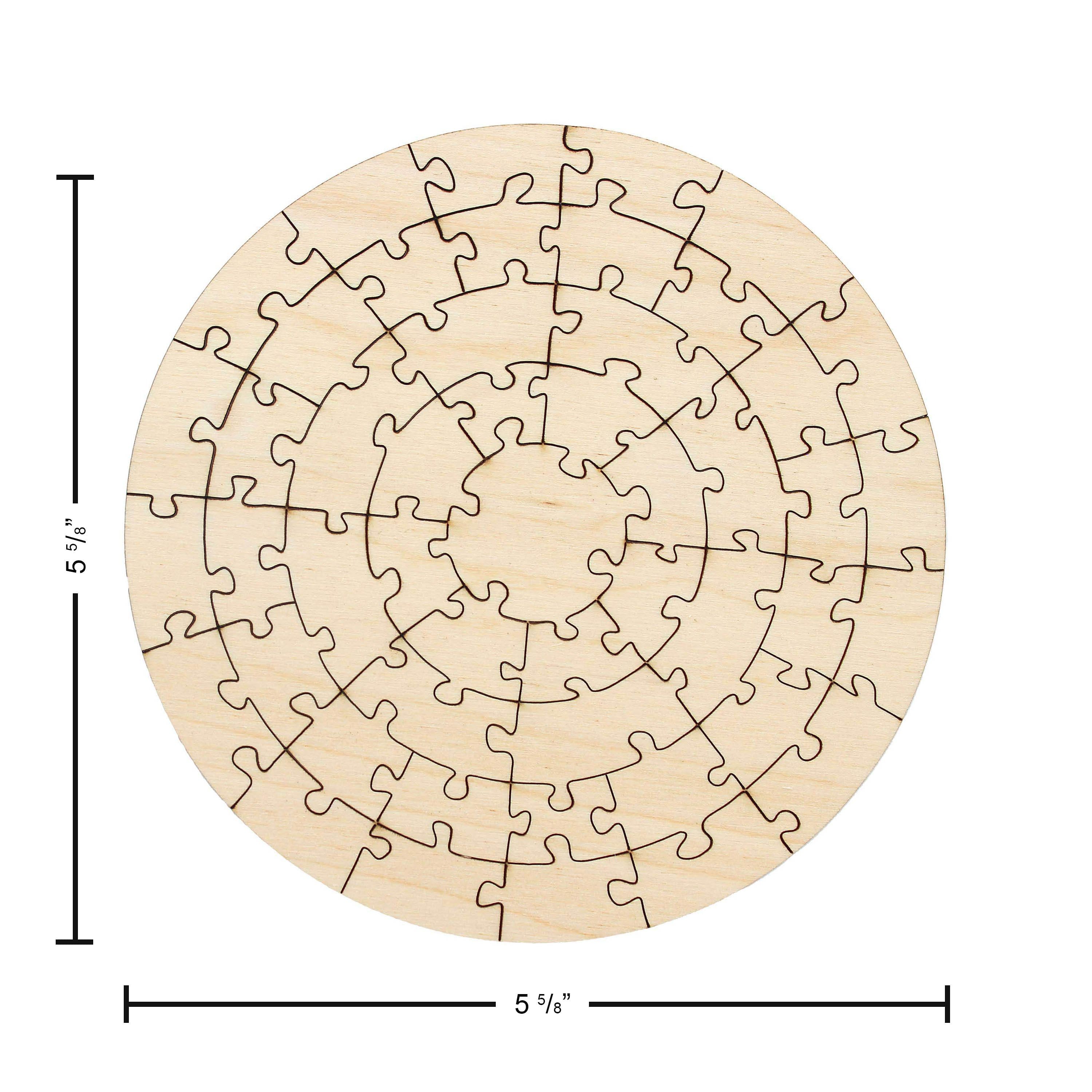 Leisure Arts&#xAE; Small Circle D.I.Y. Wood Puzzle