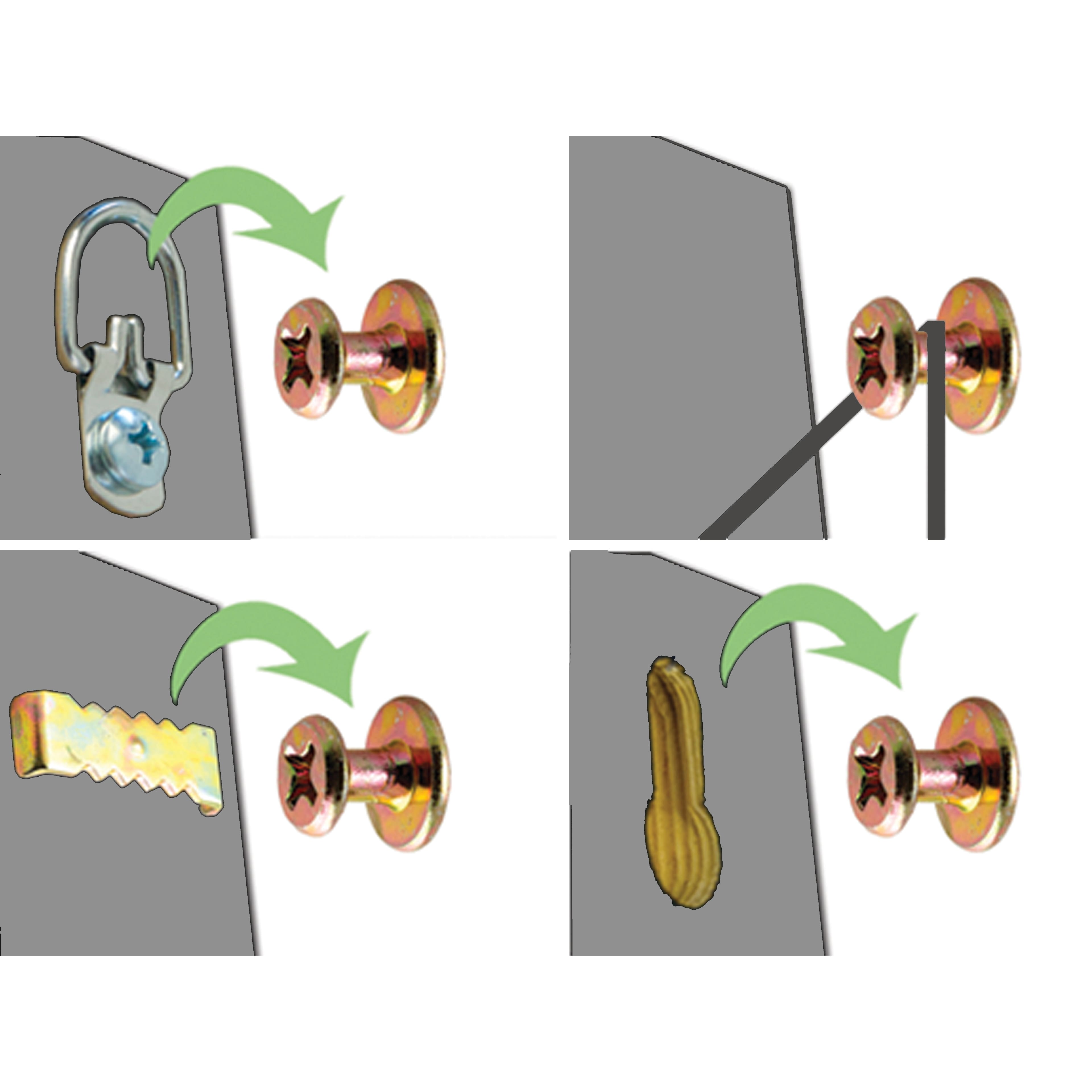 12 Packs: 6 ct. (72 total) 1" Gold Double-Headed Screws by Studio Décor®