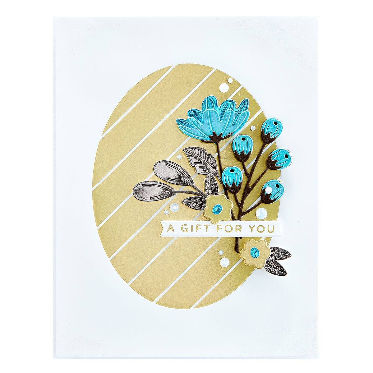 Spellbinders&#xAE; Glimmer Essential Glimmer Solid Oval Hot Foil Plate