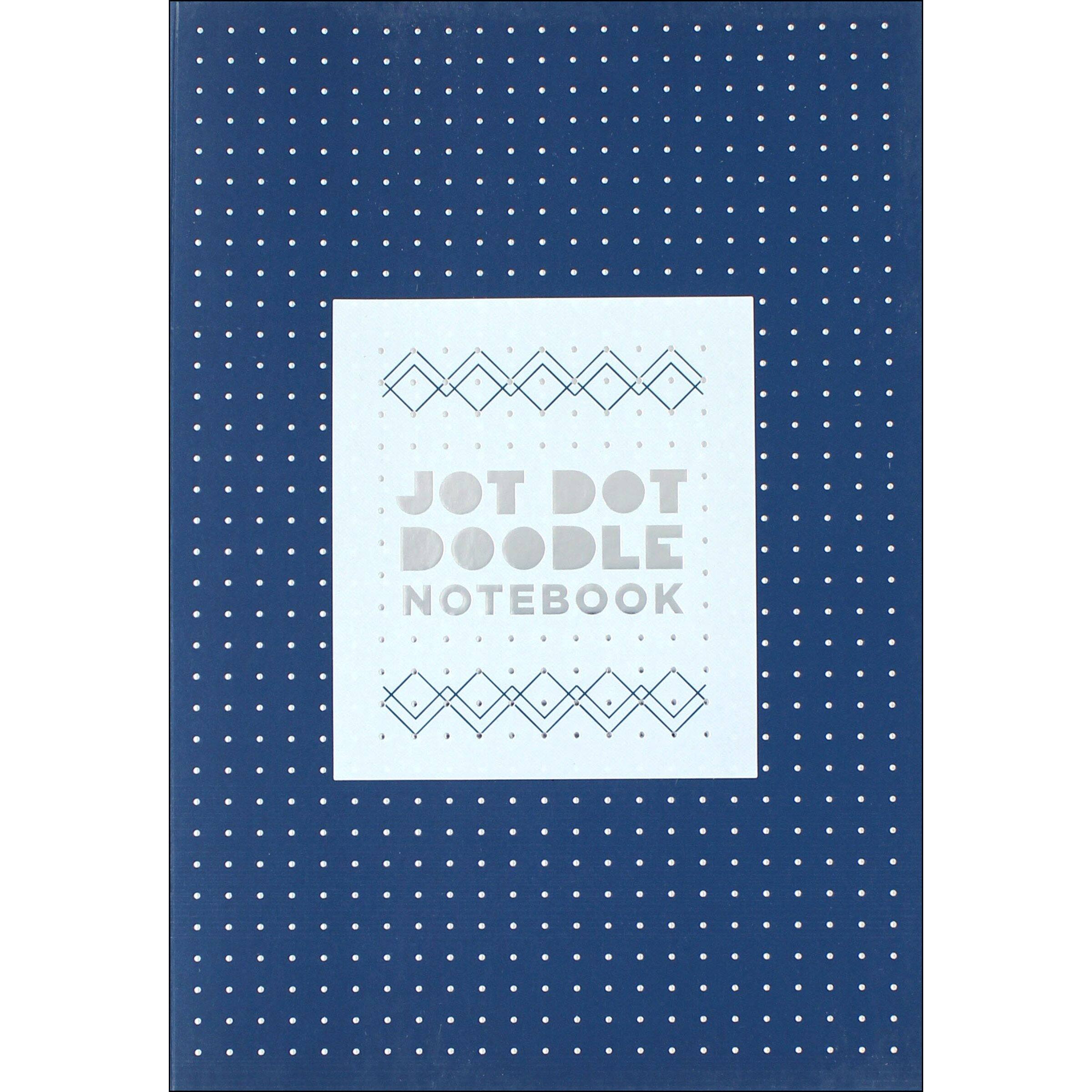 Abrams Blue & Silver Jot Dot Doodle Notebook | Dot Journals | Michaels