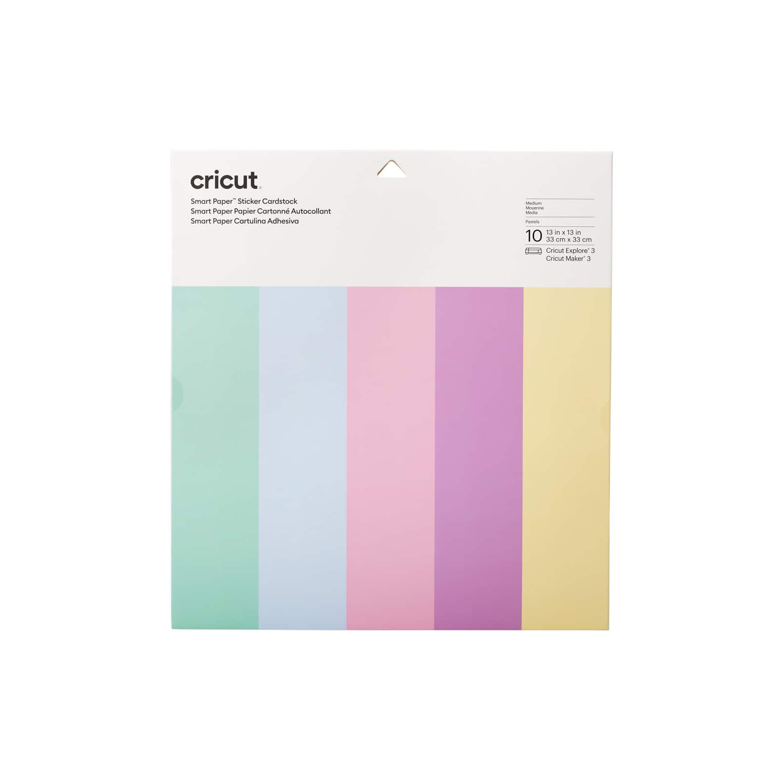 Cricut&#xAE; Smart Paper&#x2122; Sticker Cardstock, Pastels