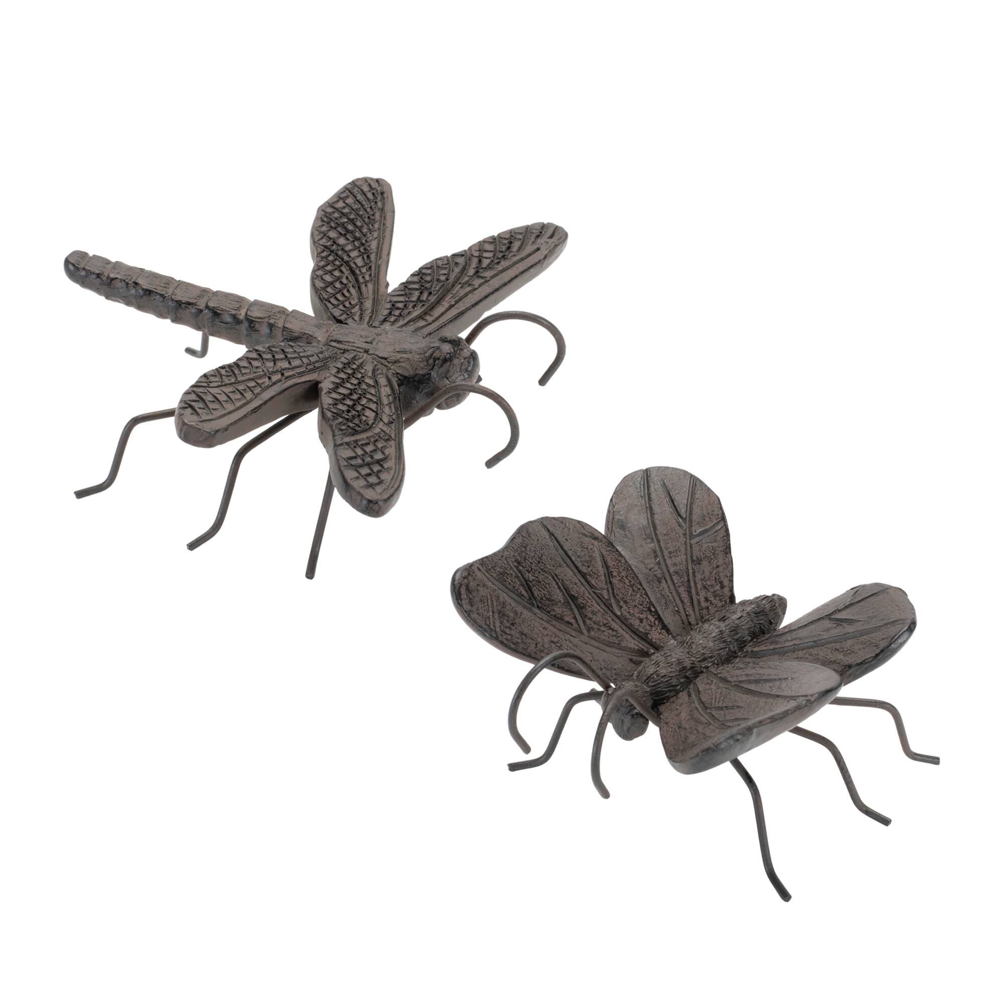 Dragonfly &#x26; Butterfly Insect Pot Sitters Set