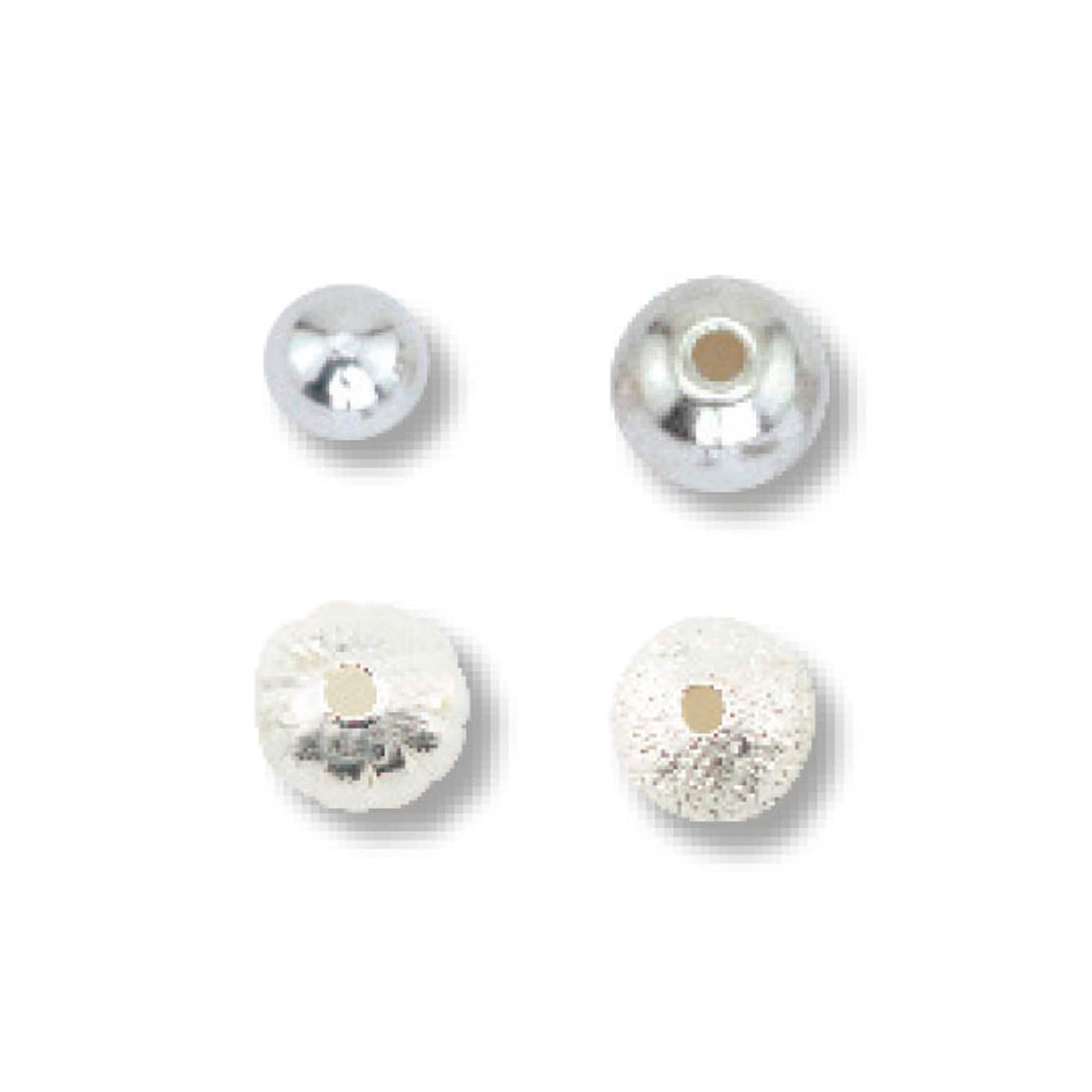 Beadalon® Silver Plated Memory Wire End Caps Variety Pack