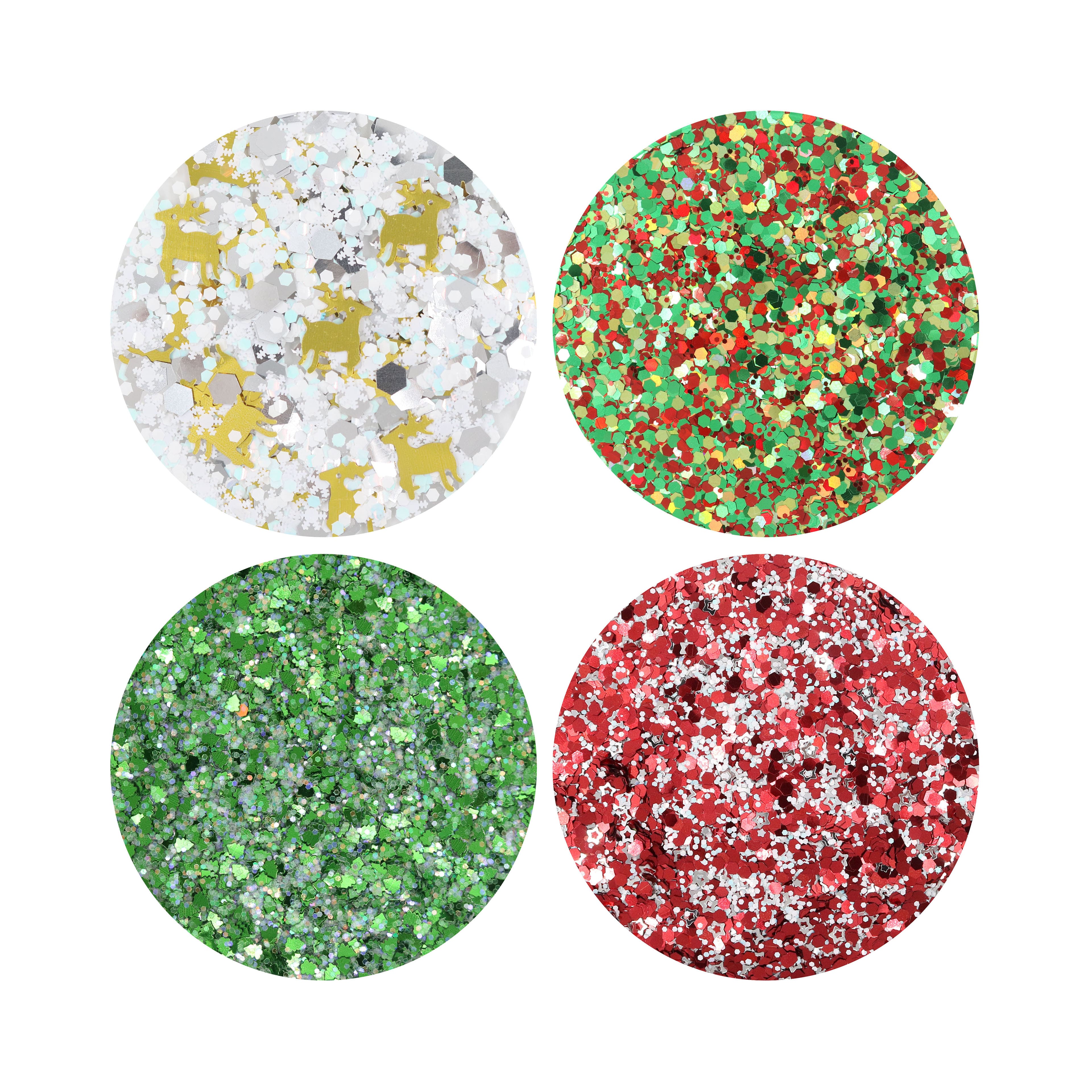 Traditional Christmas Glitter Stacker by Creatology&#x2122;