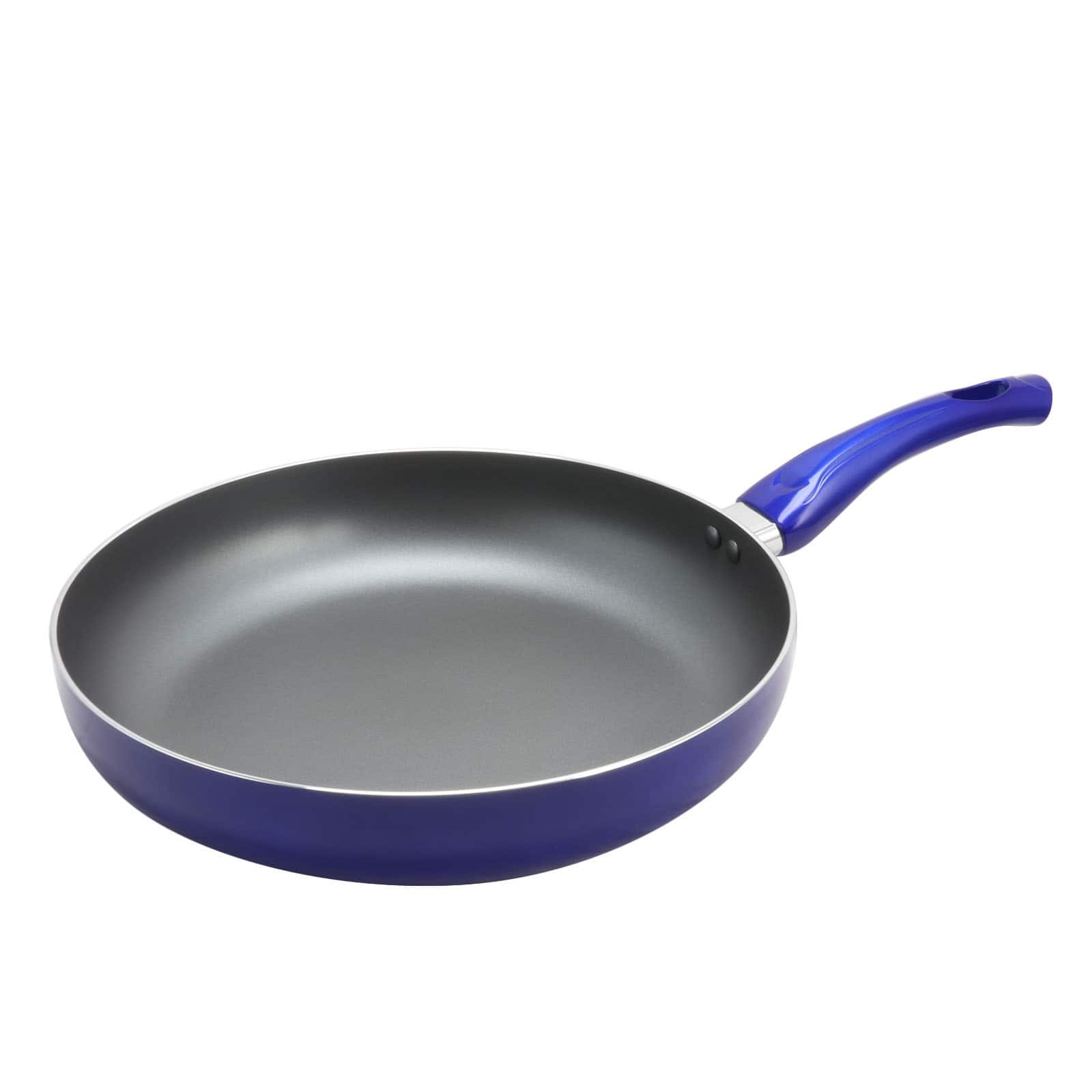 Oster Sato 12" Metallic Cobalt Aluminum Frying Pan