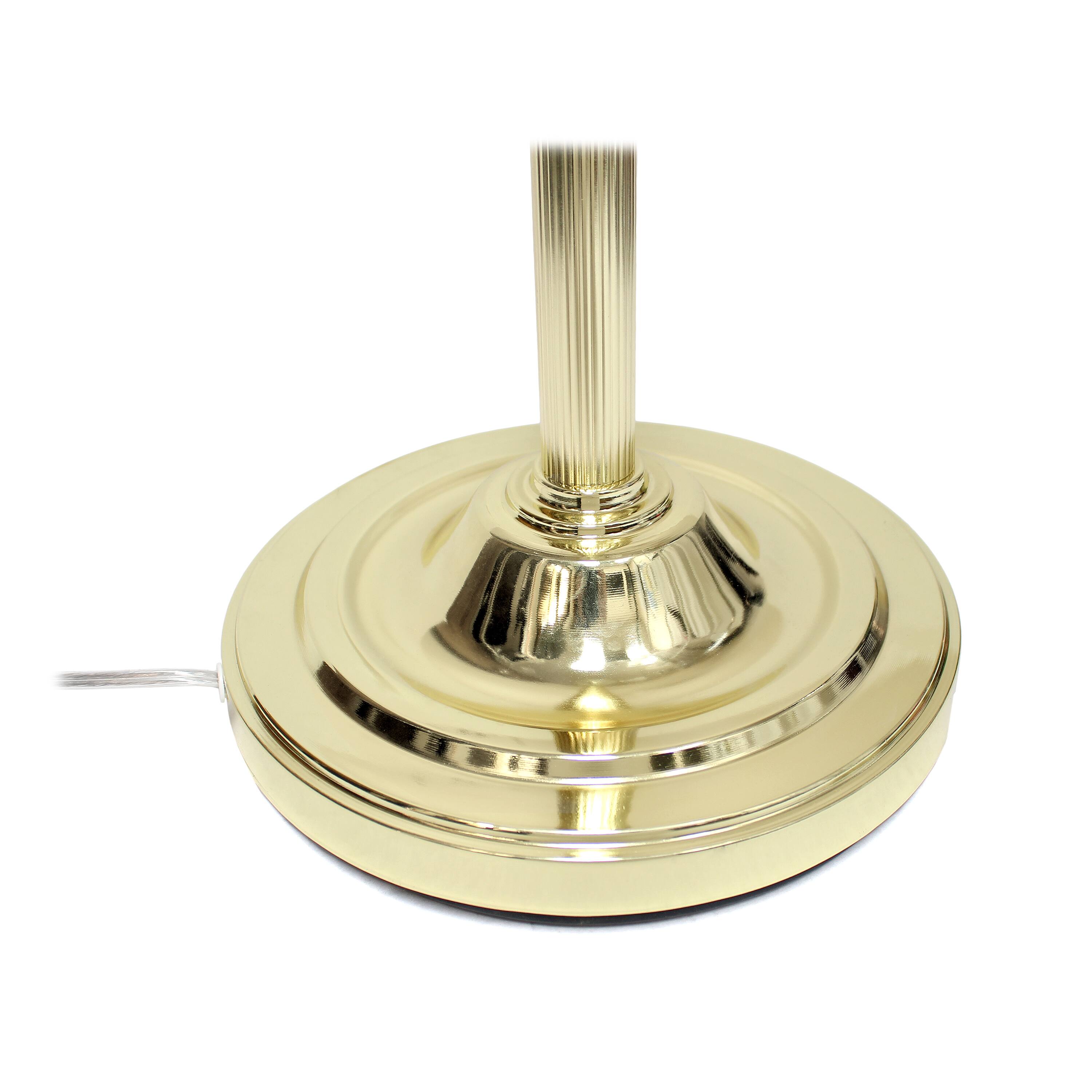 Lalia Home Torchiere Floor Lamp with Reading Light