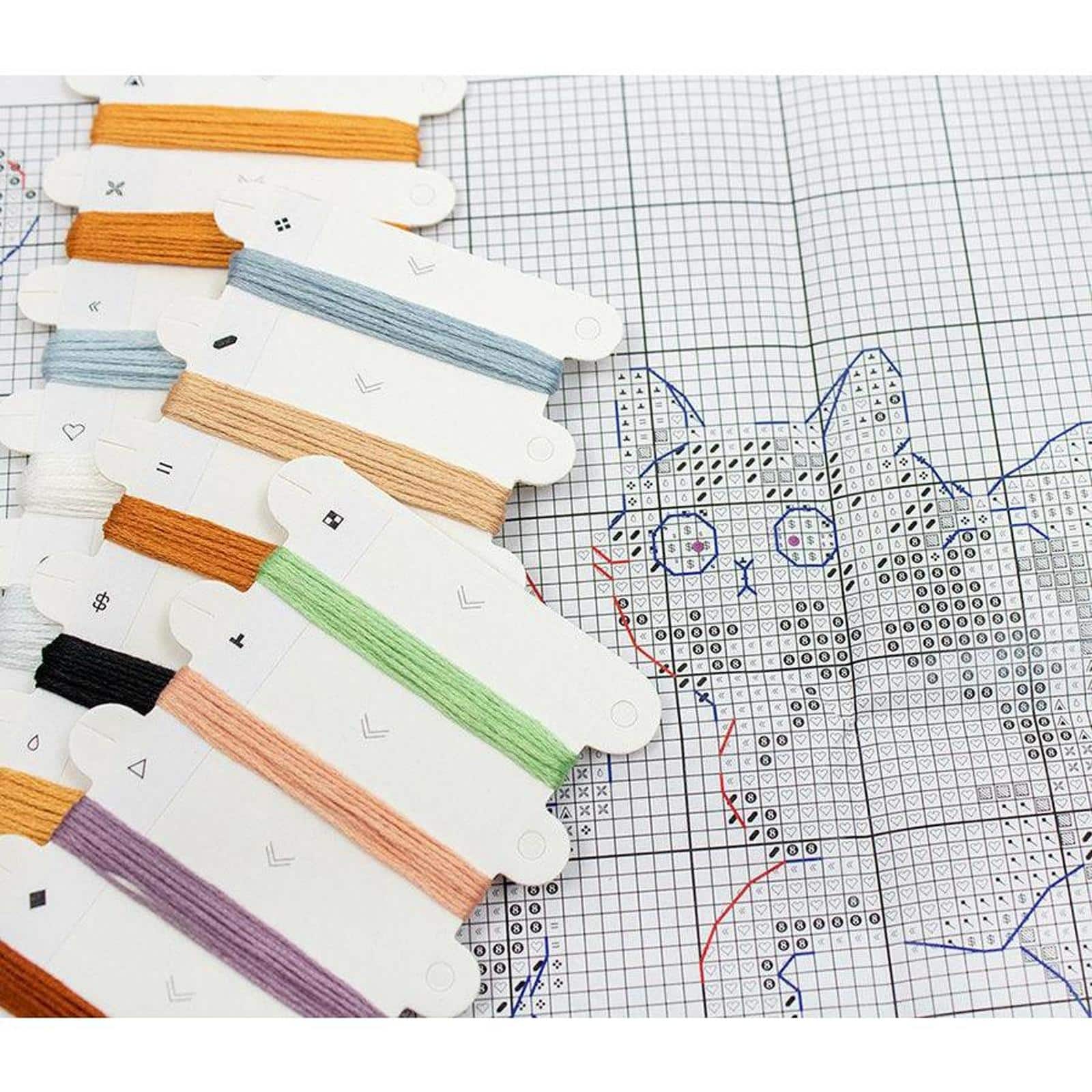 LetiStitch Winter Kitties Counted Cross Stitch Kit