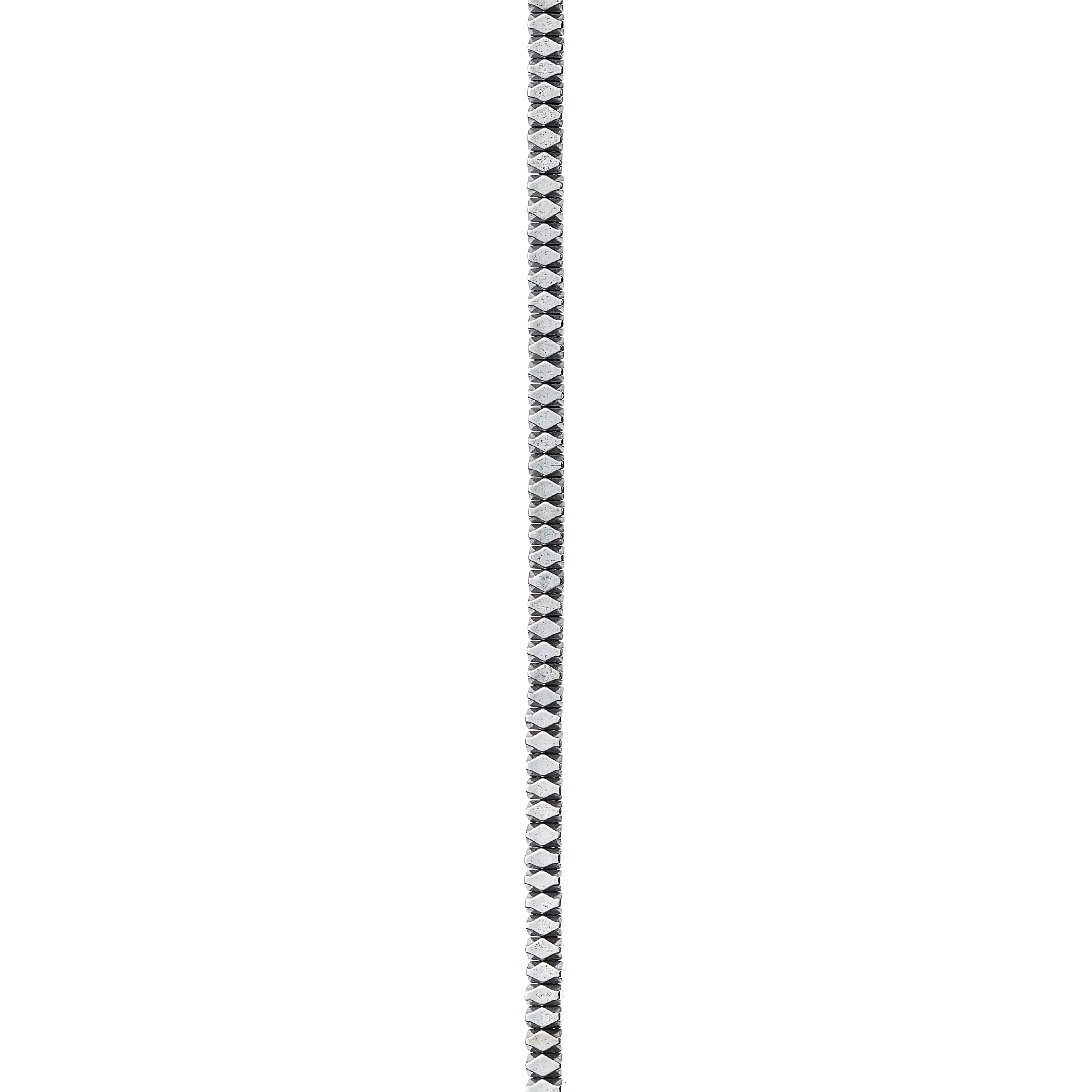 Rhodium Hematite Faceted Beads by Bead Landing&#xAE;, 2mm
