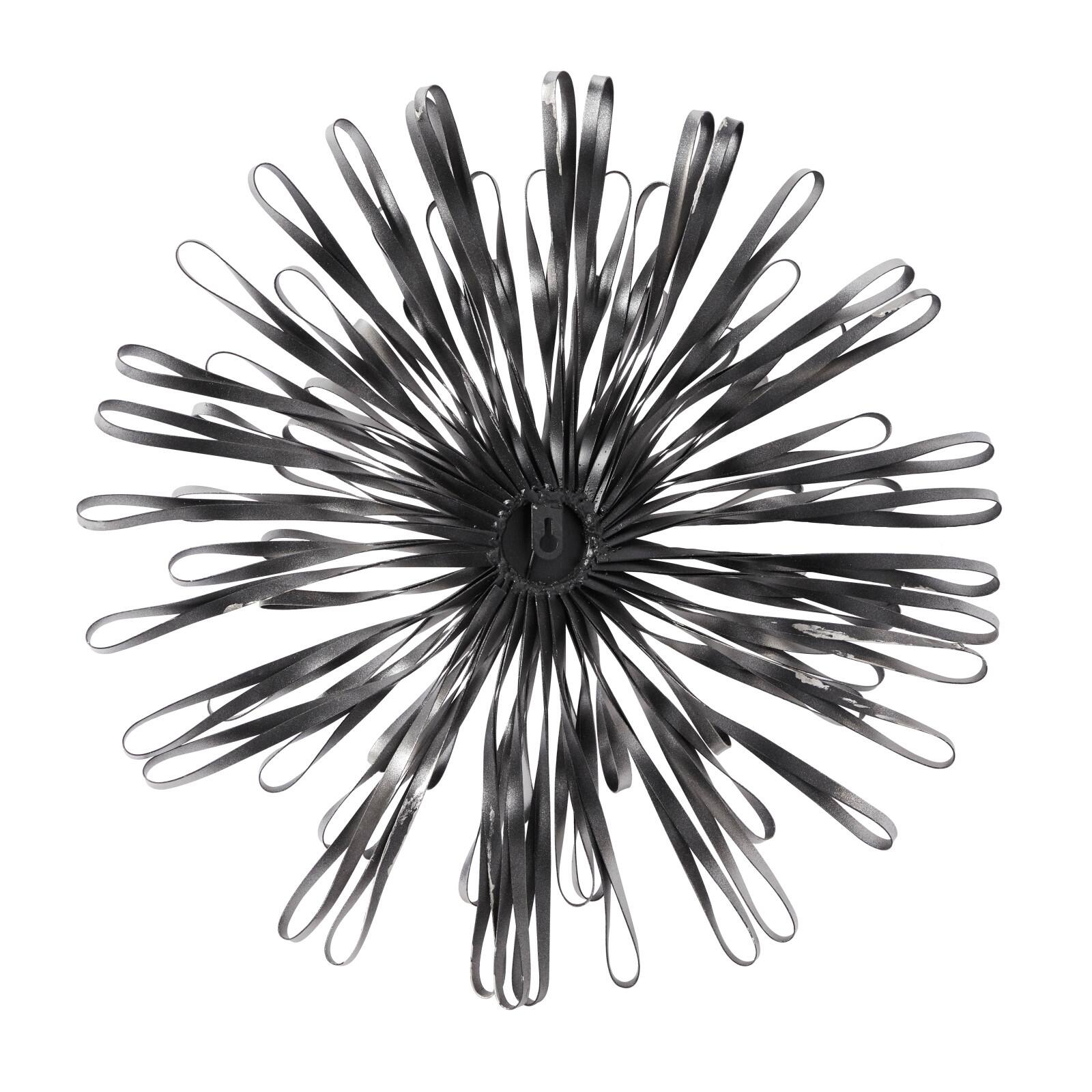 Silver Metal Modern Wall Décor Set, 18", 22" & 27"